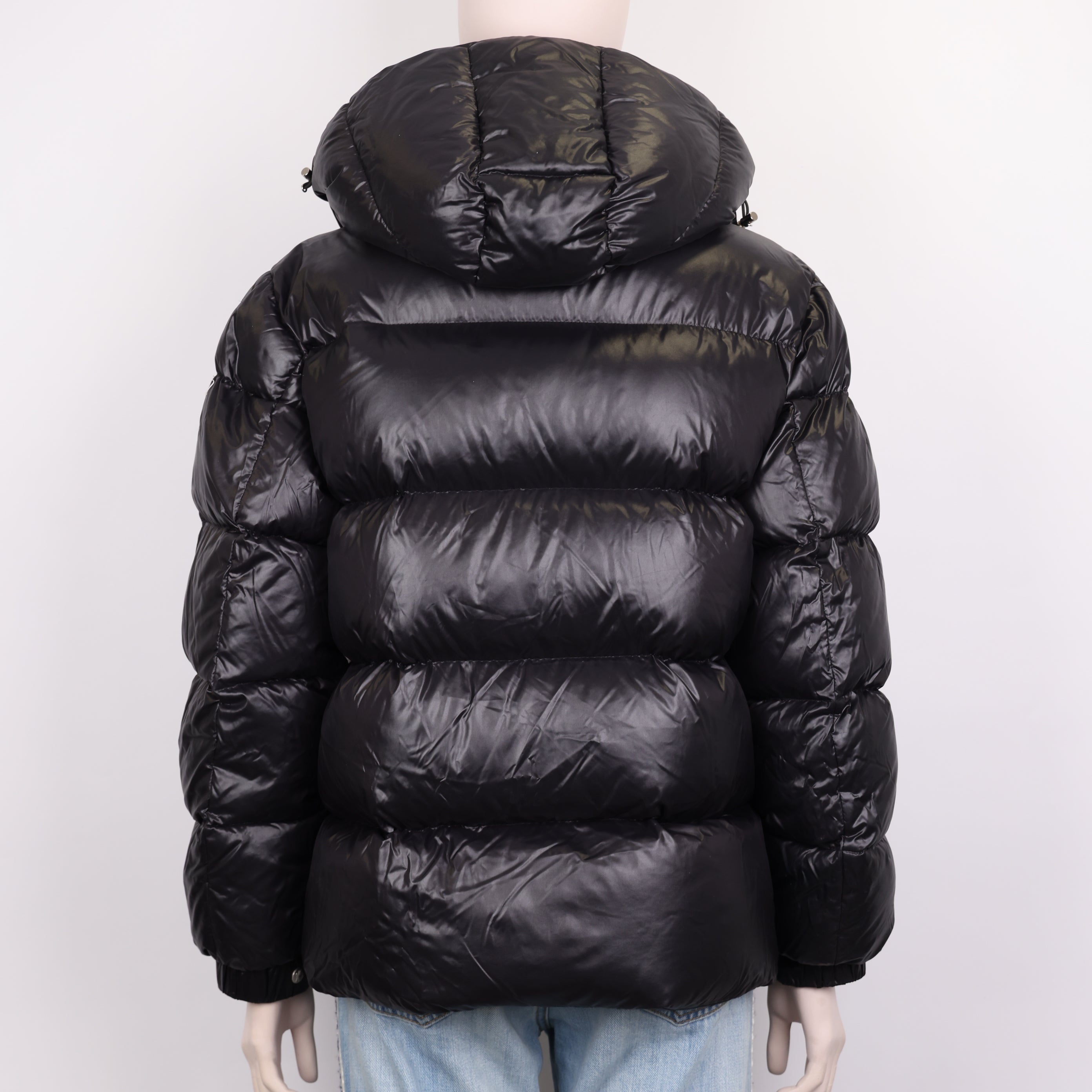 PRE OWNED- Moncler x Valentino black down jacket Size 3