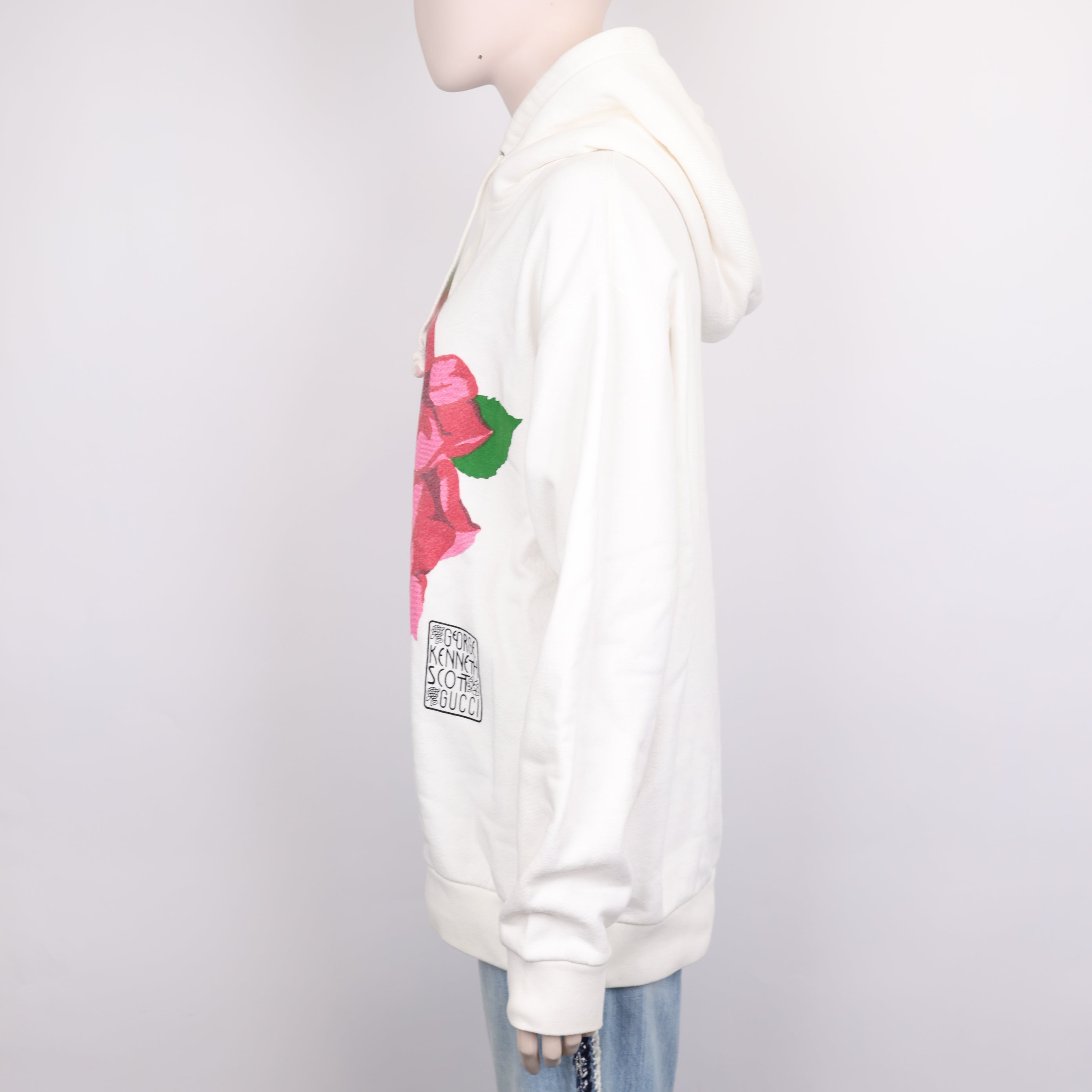 PRE OWNED- Gucci Gucci x Ken Scott Graphic Print Hoodie SIZE S