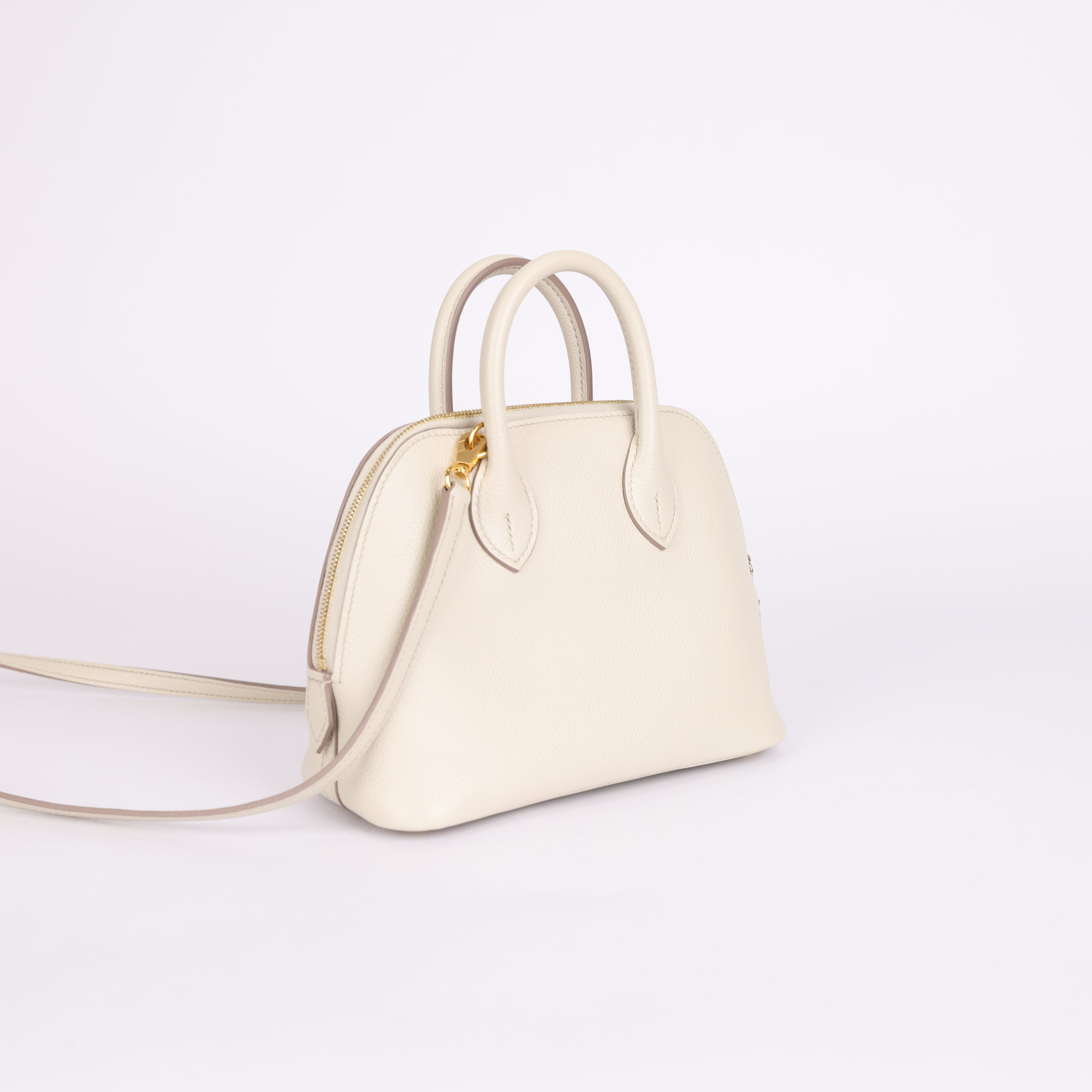 PRE OWNED- HERMES SAC BOLIDE 1923 MINI J0650B11891