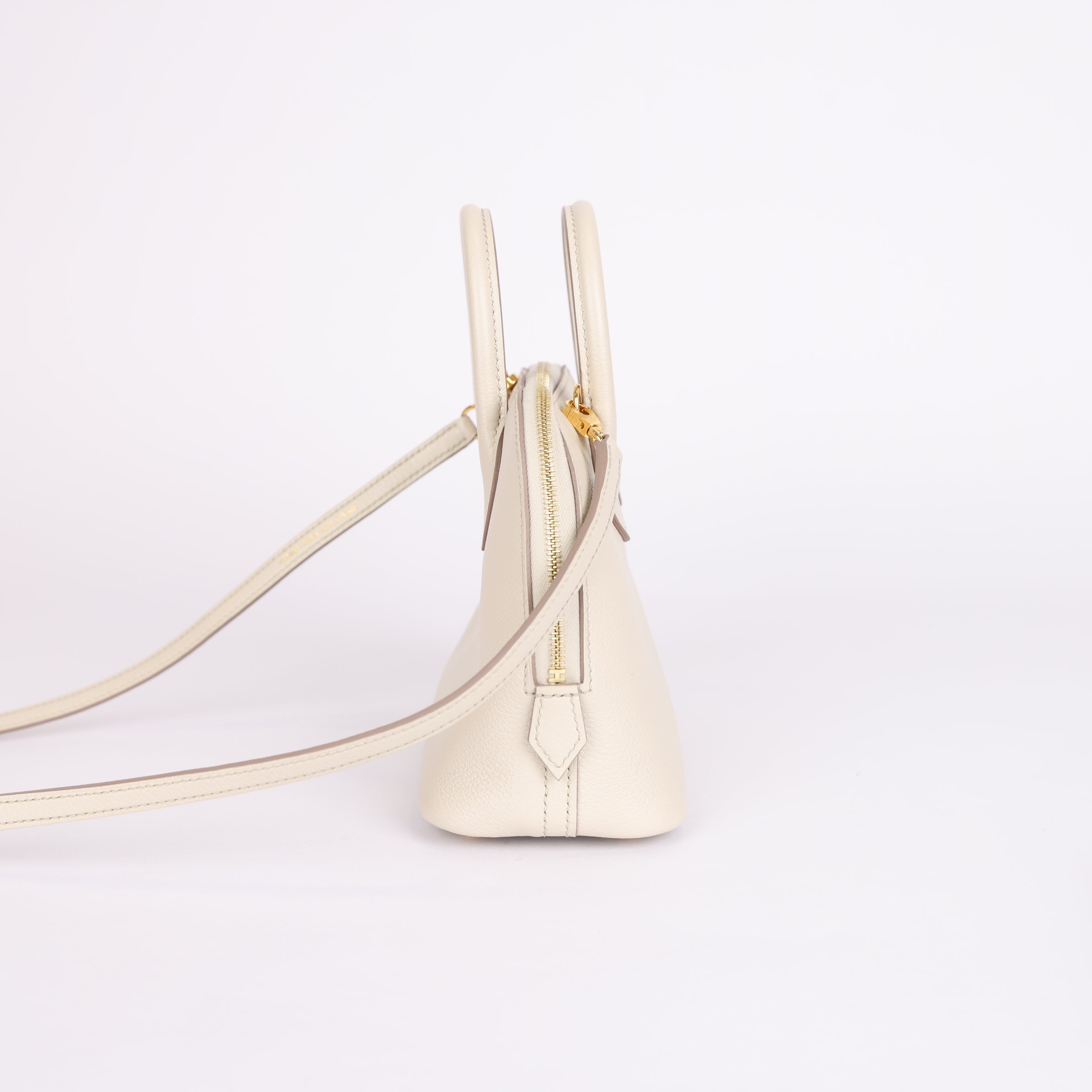 PRE OWNED- HERMES SAC BOLIDE 1923 MINI J0650B11891