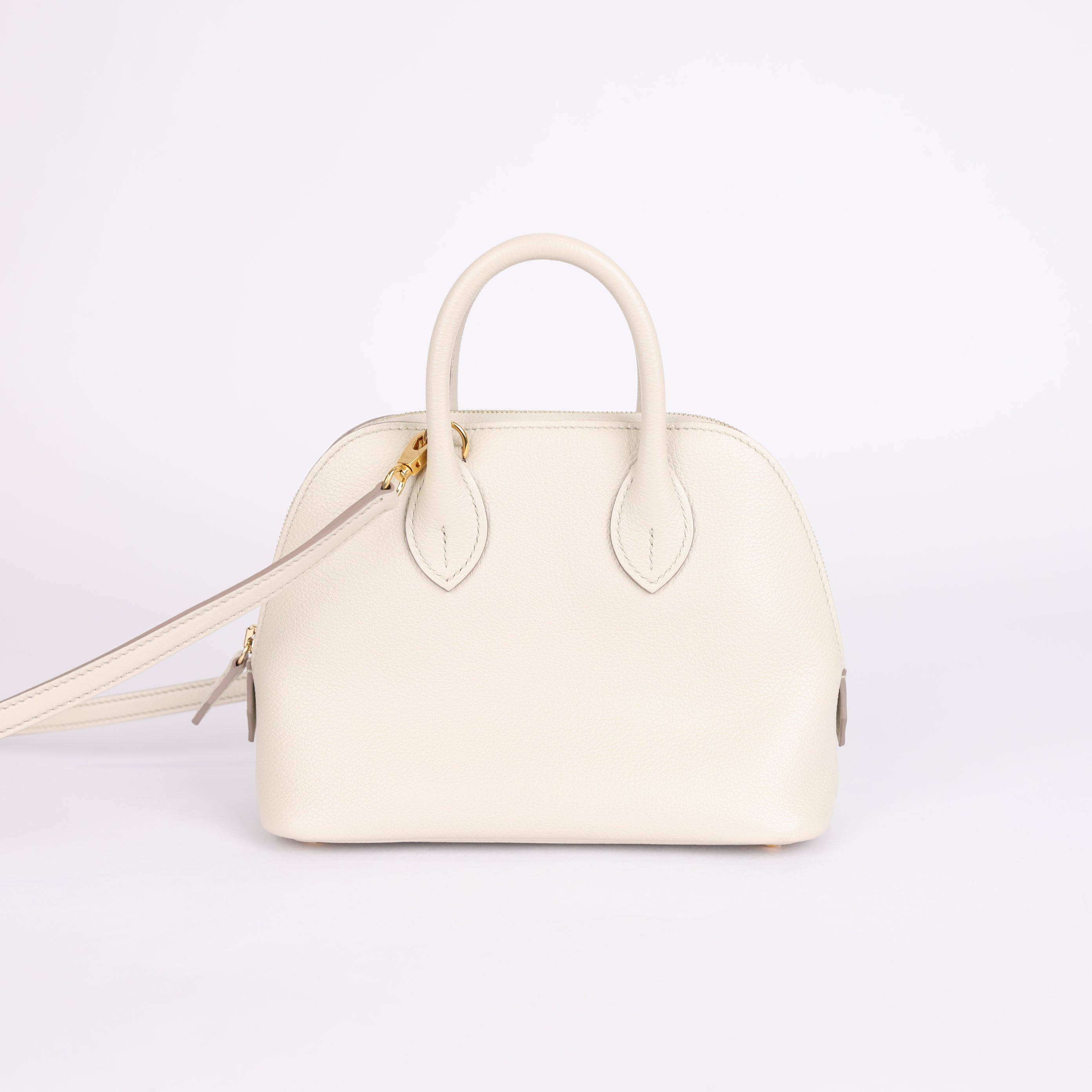 PRE OWNED- HERMES SAC BOLIDE 1923 MINI J0650B11891
