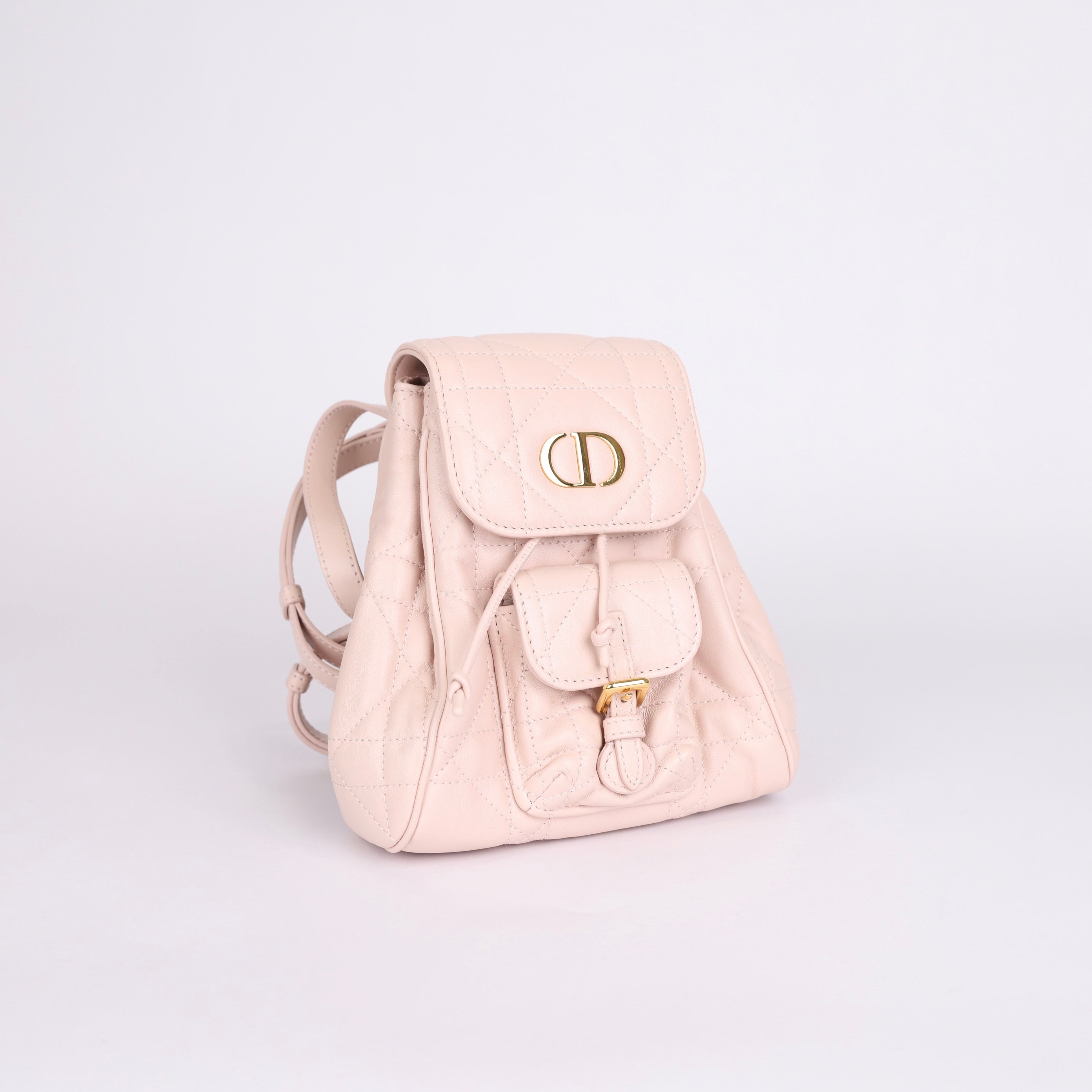 PRE OWNED- Small Dior Caro Backpack