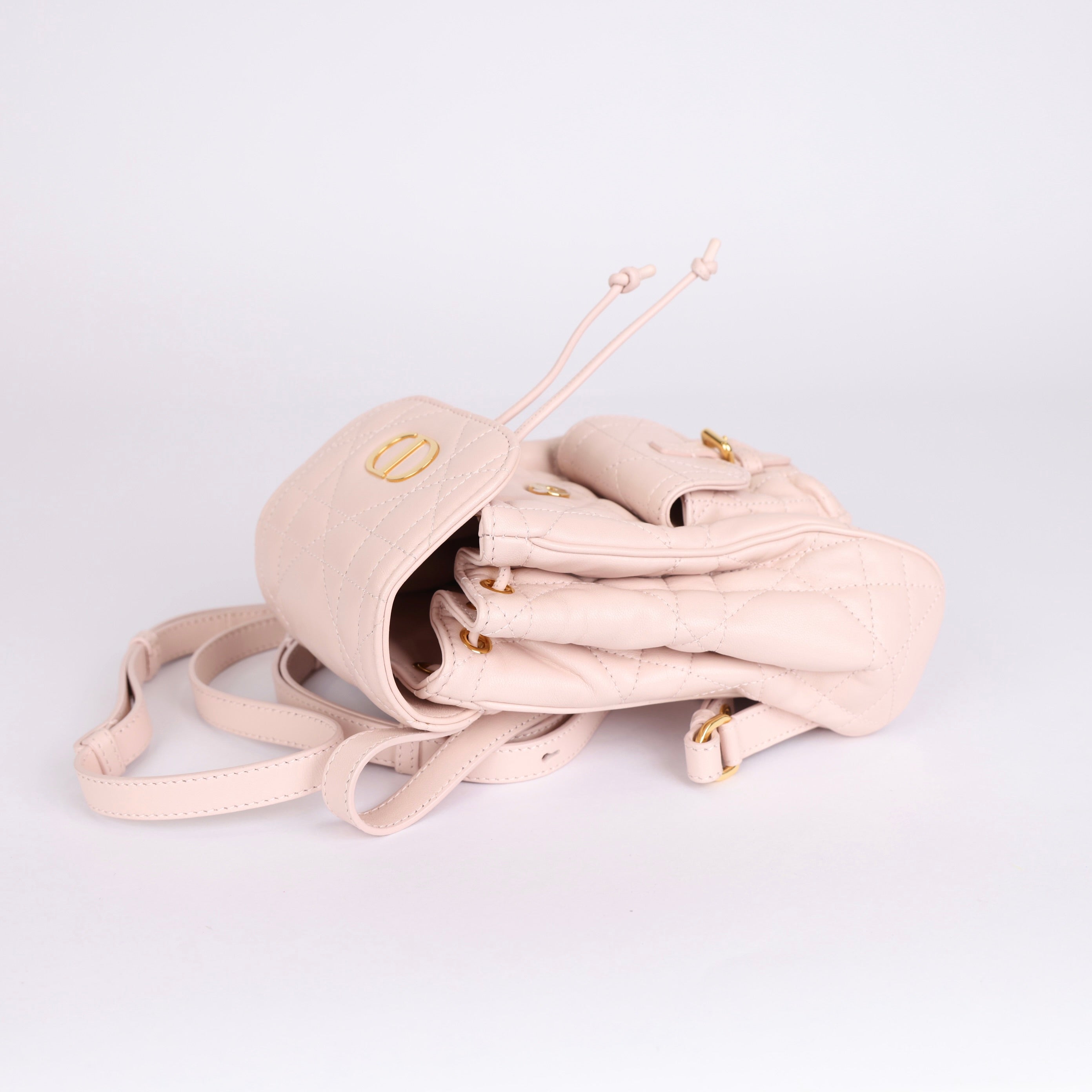 PRE OWNED- Small Dior Caro Backpack