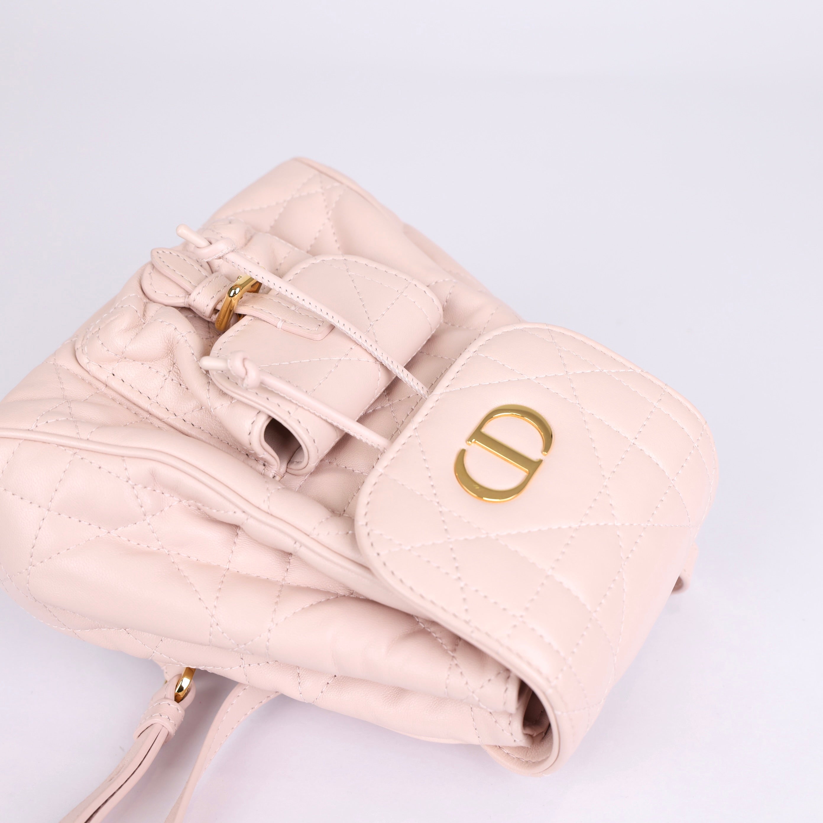 PRE OWNED- Small Dior Caro Backpack