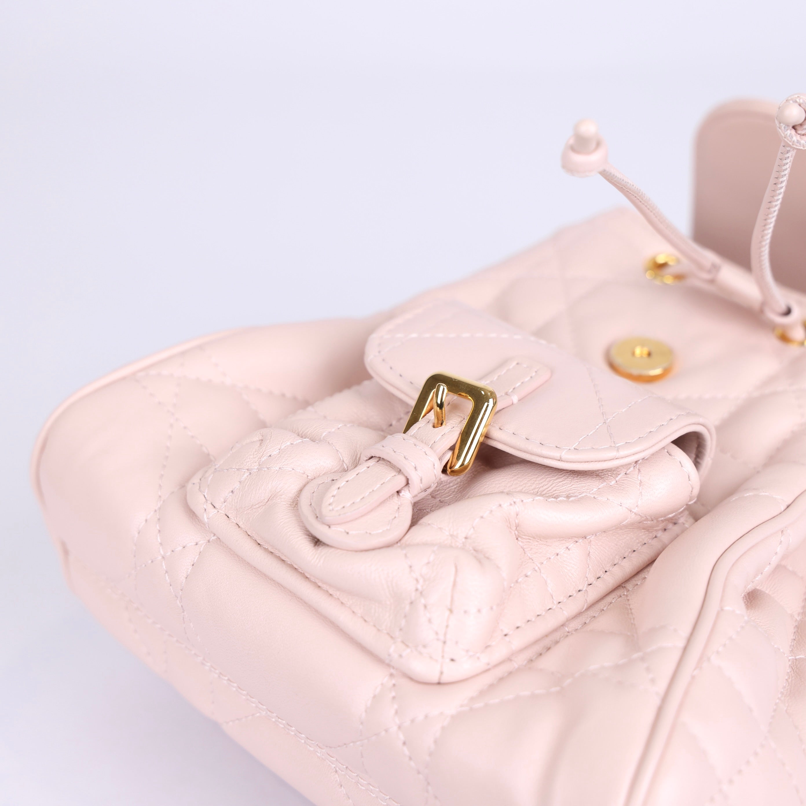PRE OWNED- Small Dior Caro Backpack
