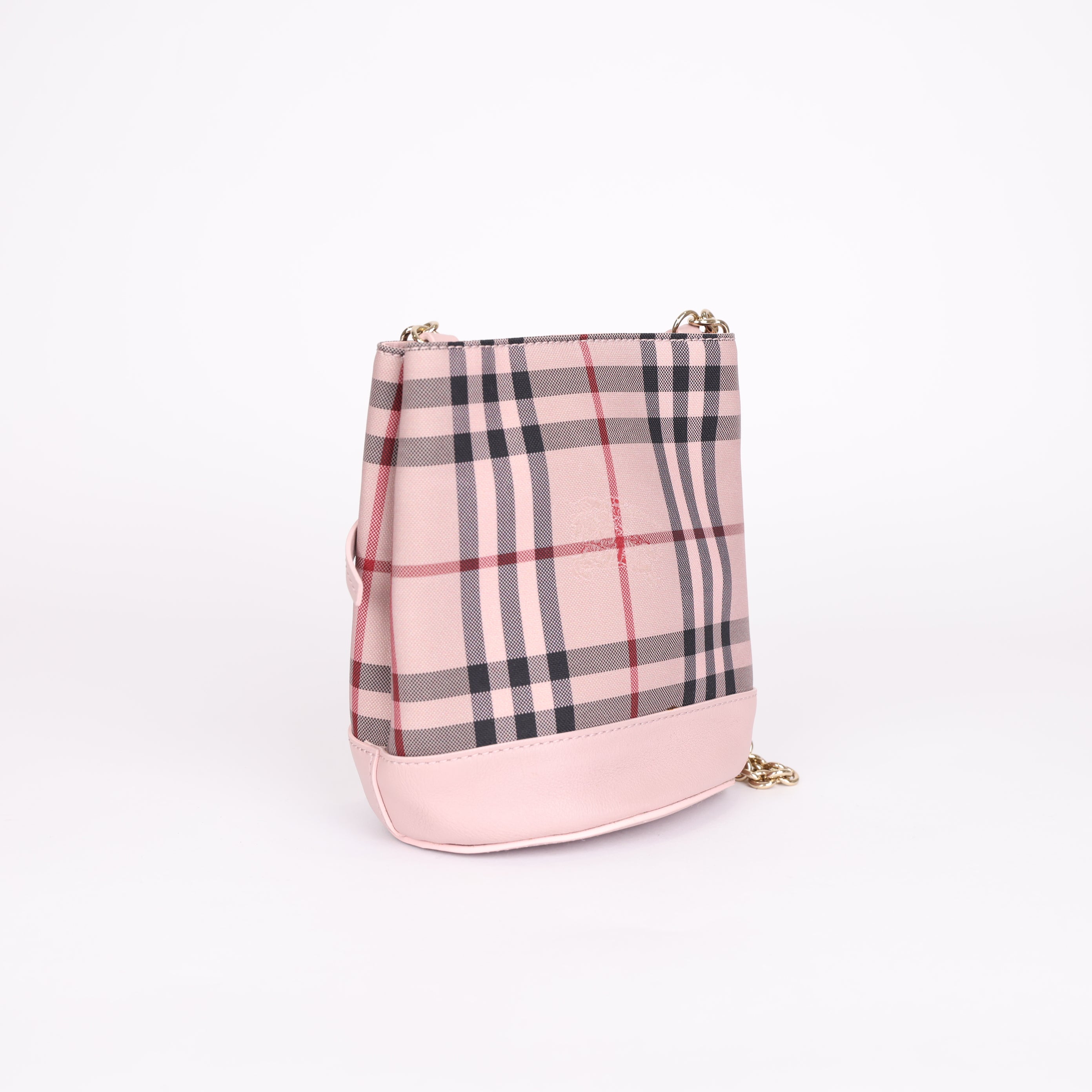 PRE OWNED- Burberry bucket bag pink