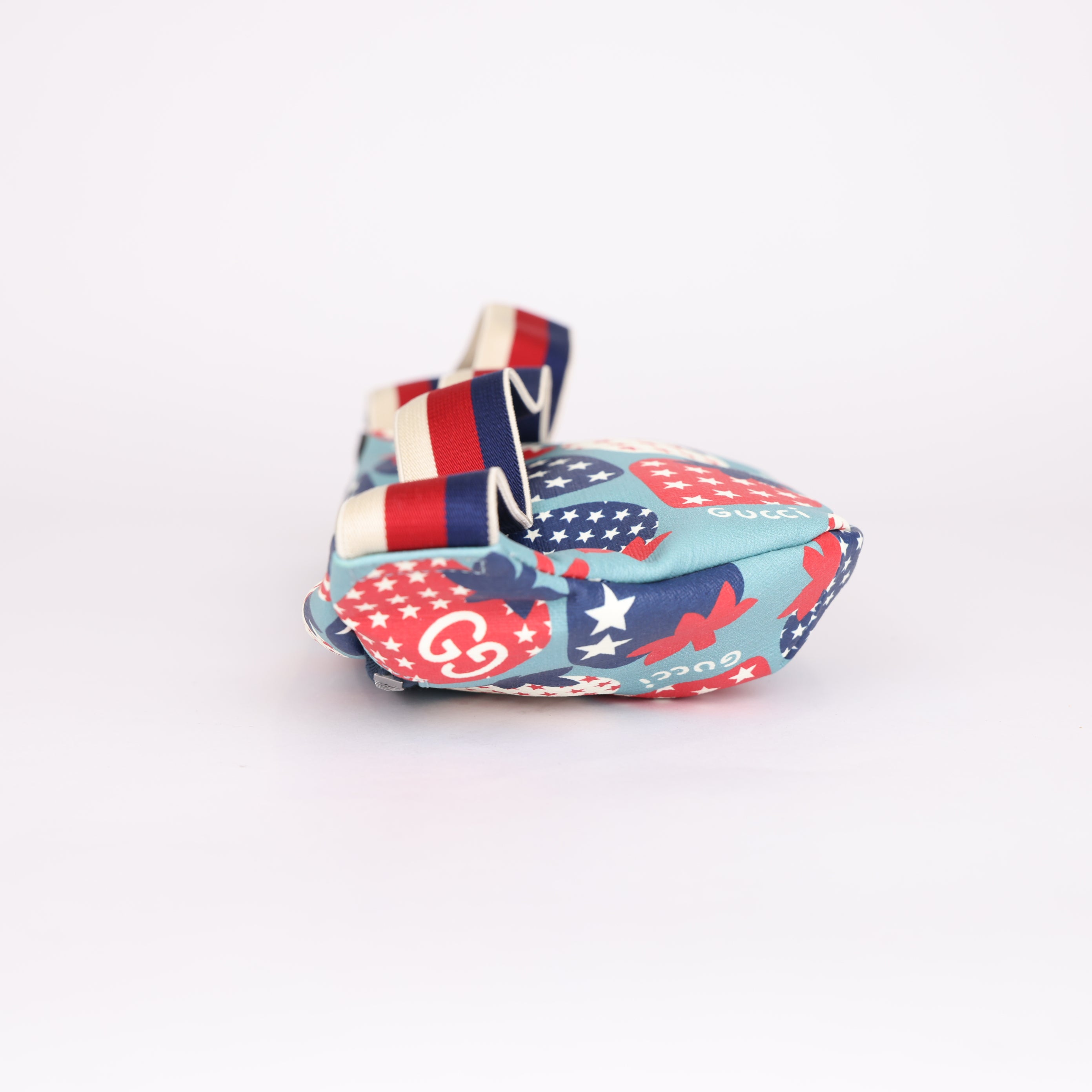 PRE OWNED- GUCCI Strawberry Star Print children’s Fanny pack Belt Bag