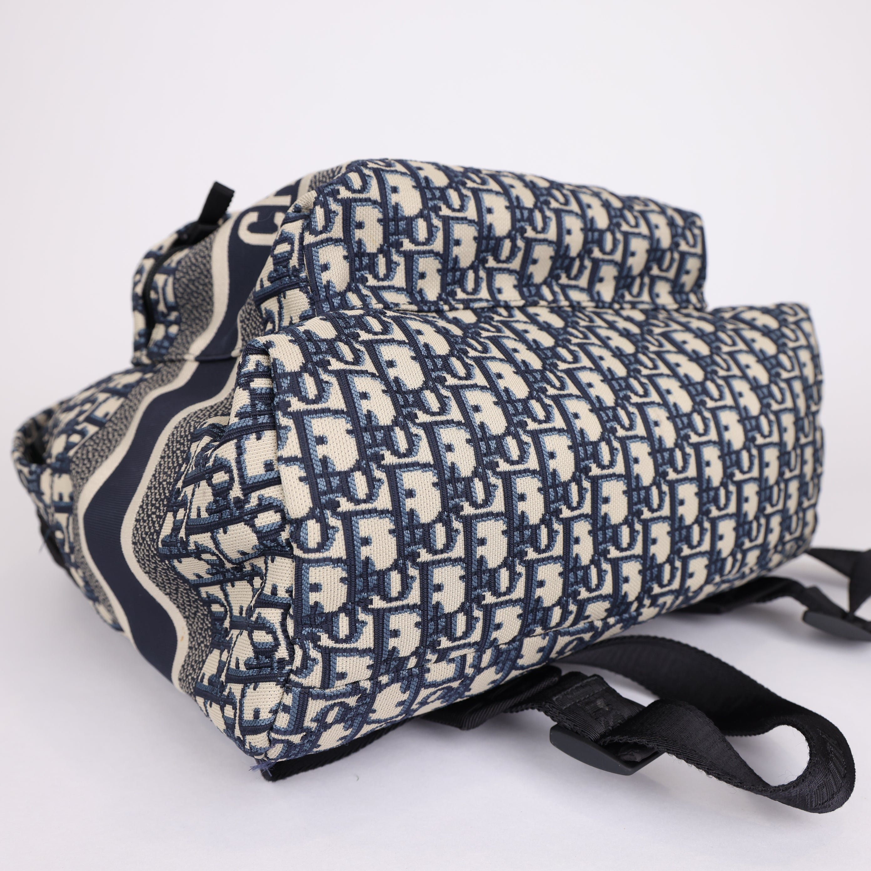 PRE OWNED- Christian Dior Oblique Jacquard DiorTravel Backpack