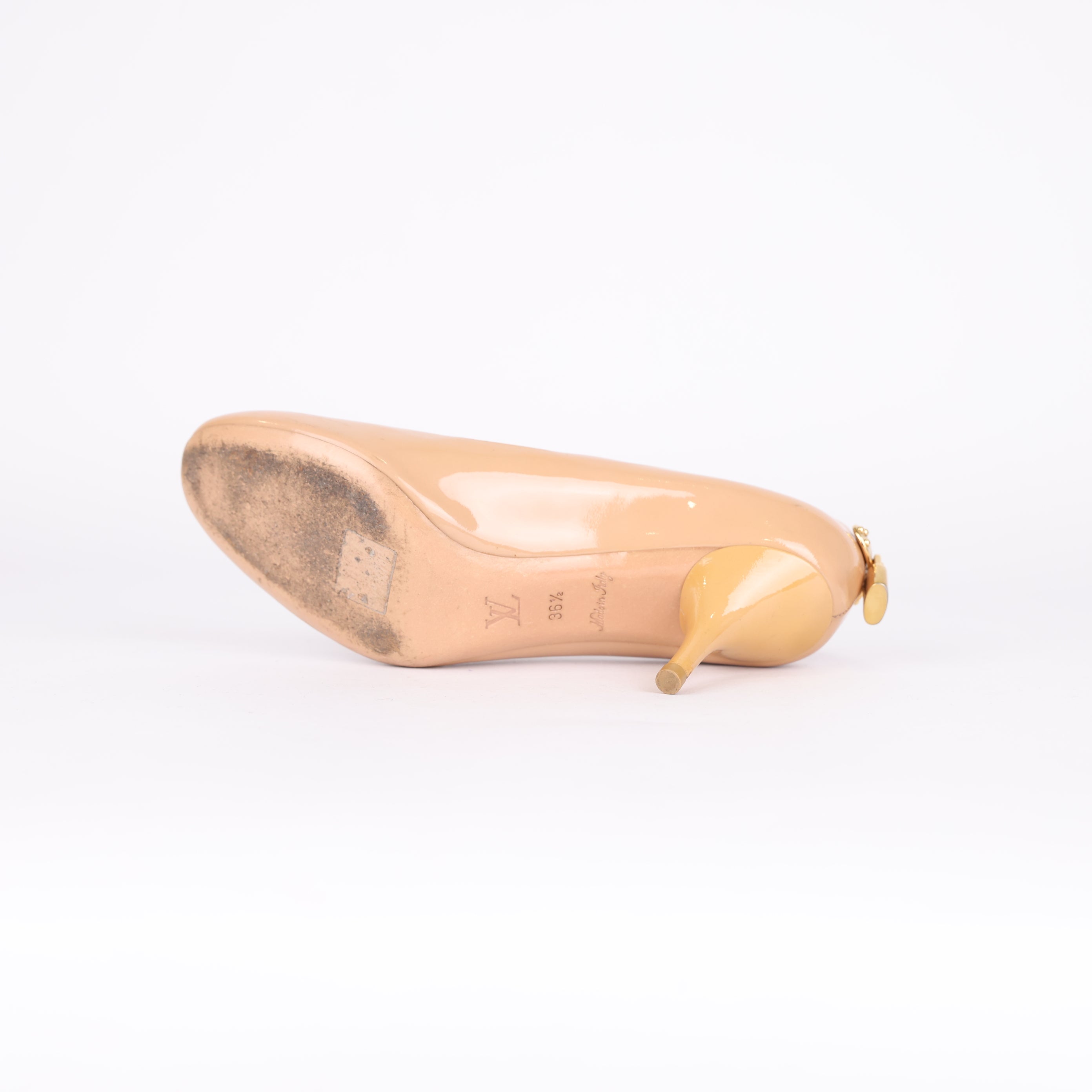 PRE OWNED- Louis Vuitton Lock Buckle High Heels Size EU36.5/ UK3.5