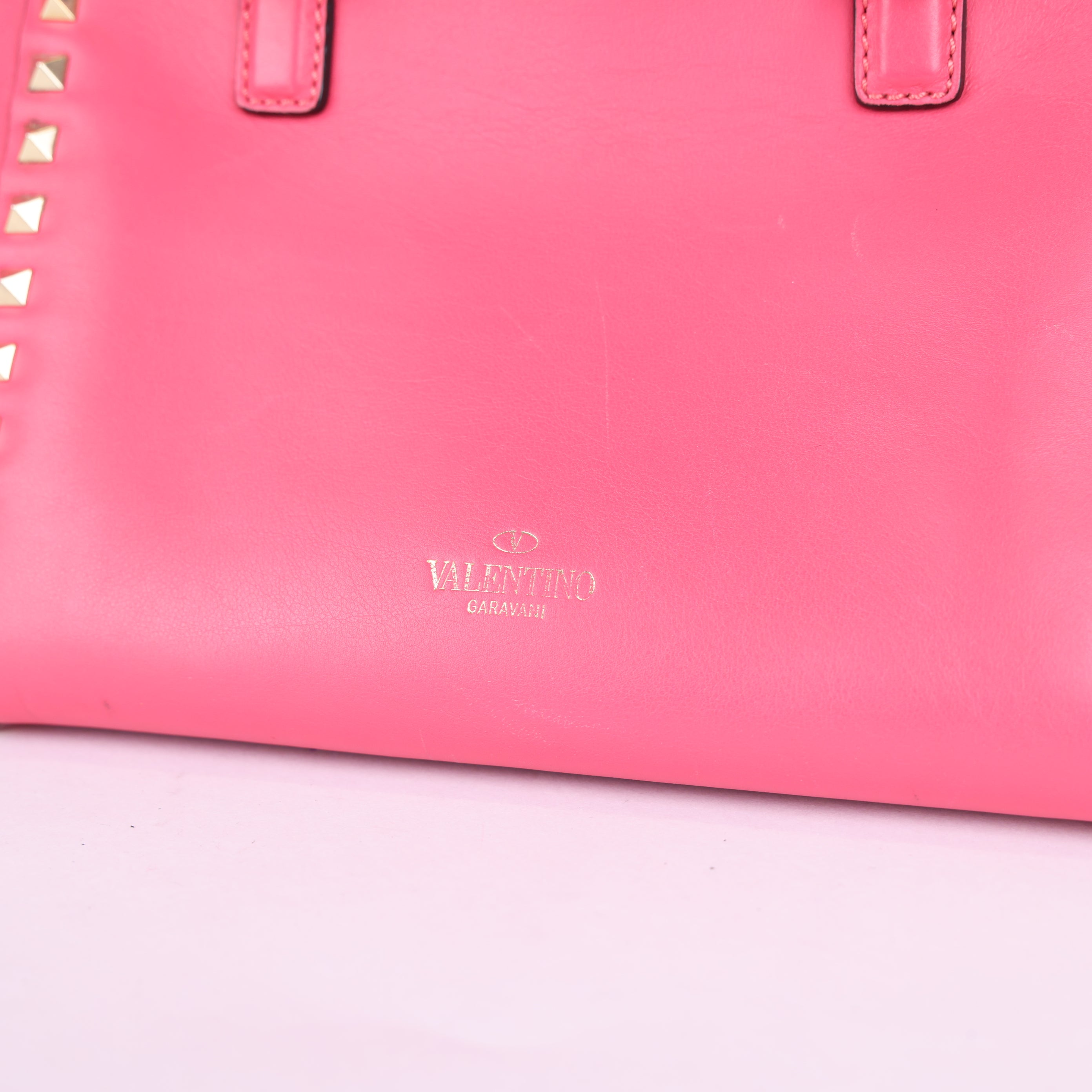 PRE OWNED- Valentino Garavani Rockstud leather crossbody bag