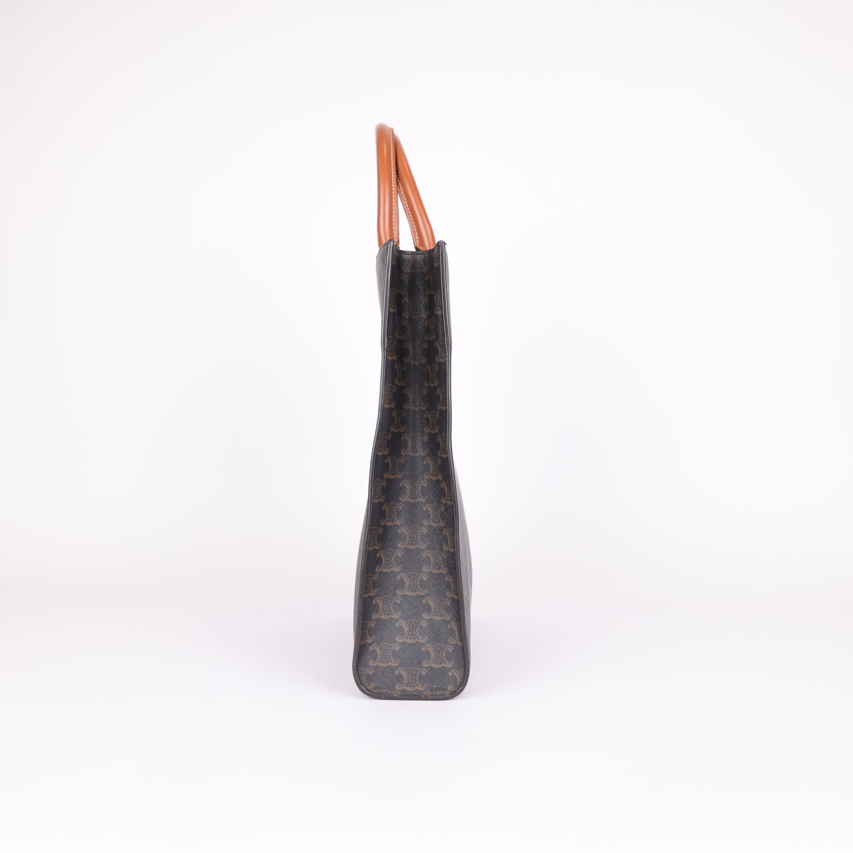 PRE OWNED- Celine Cabas Vertical leather tote