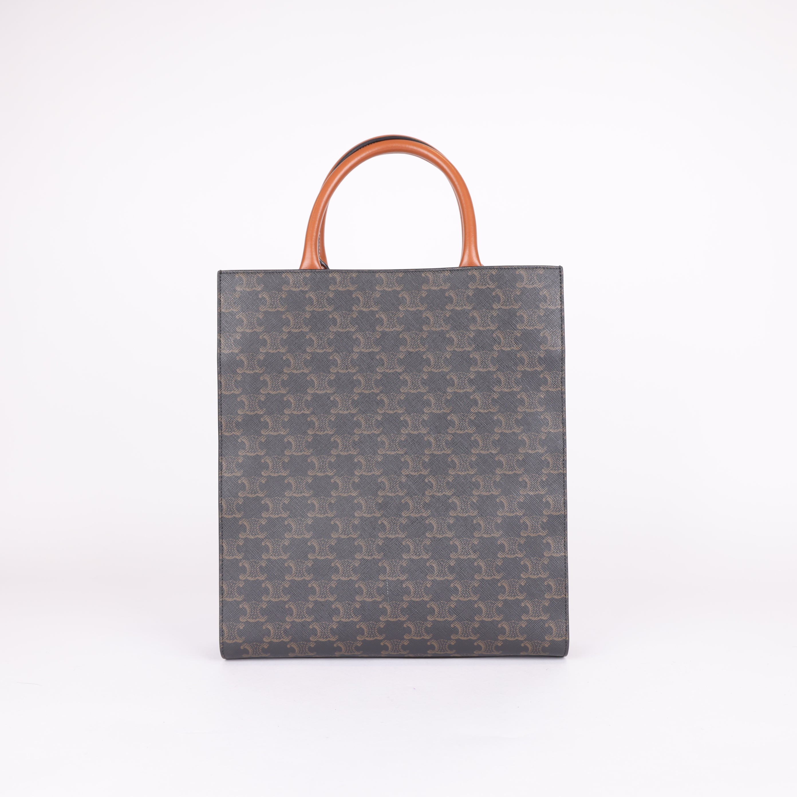 PRE OWNED- Celine Cabas Vertical leather tote