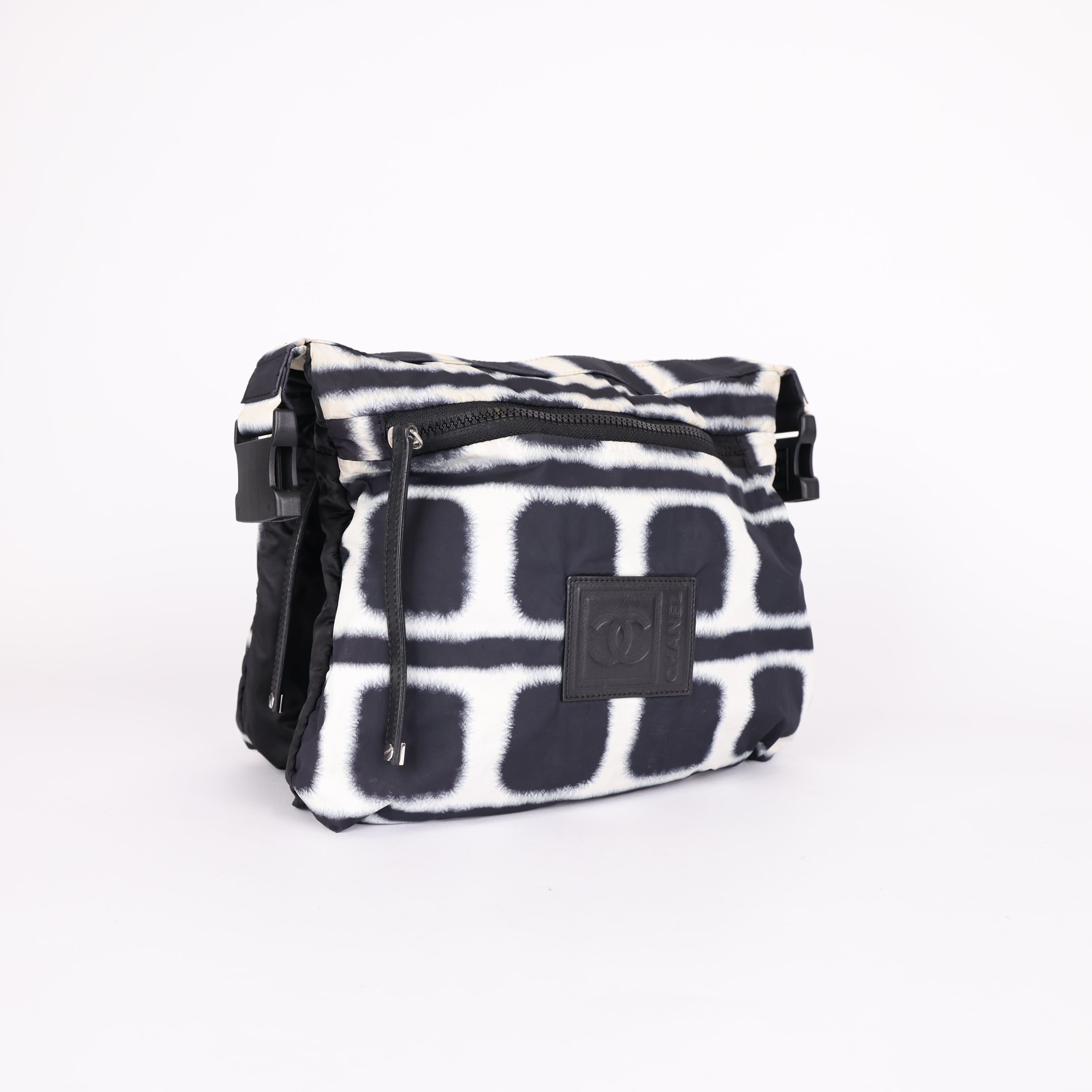 PRE OWNED- Chanel Vintage Tie Dye Messenger Bag Reversible