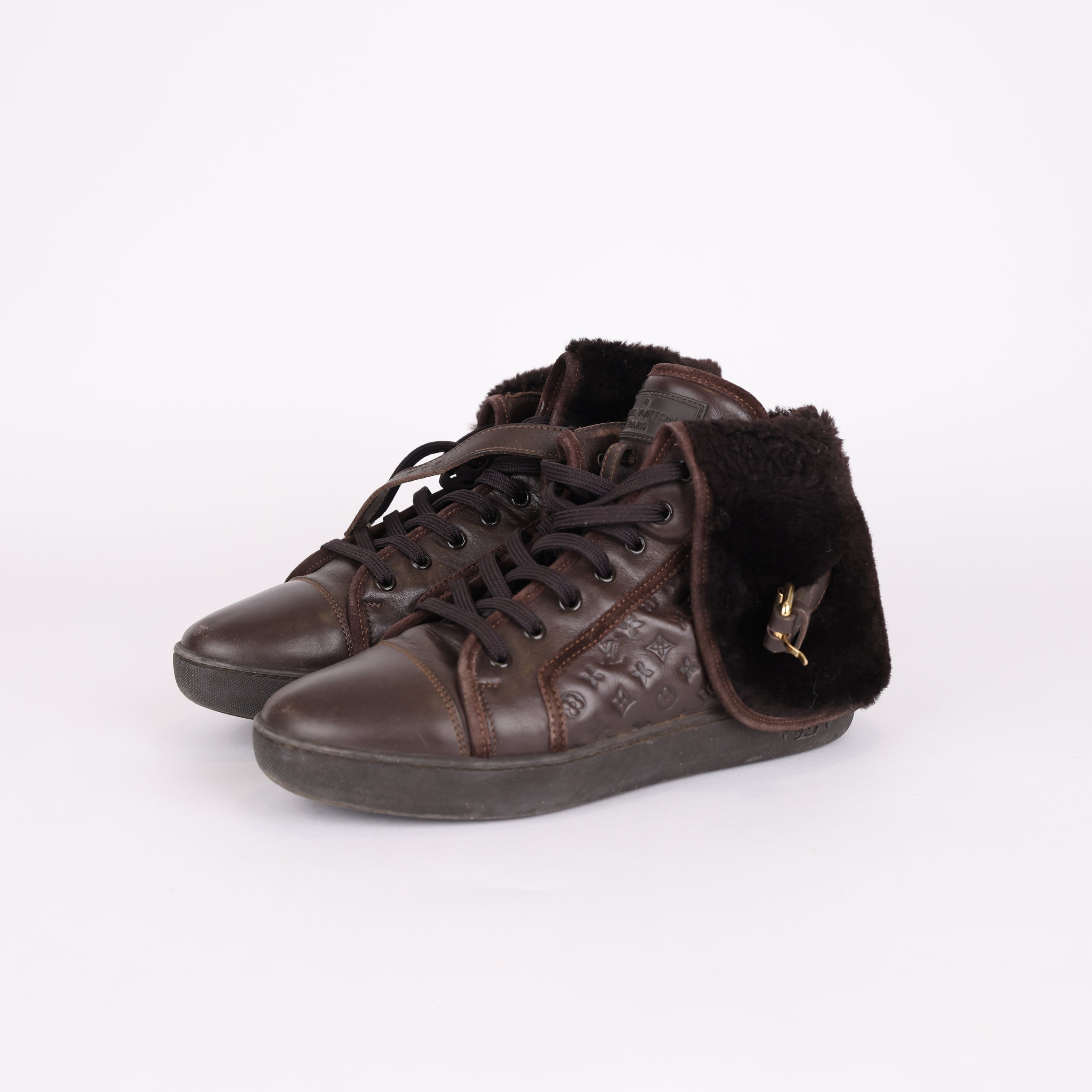 PRE OWNED- Louis Vuitton Brown Boots SIZE EU36.5/ UK3.5