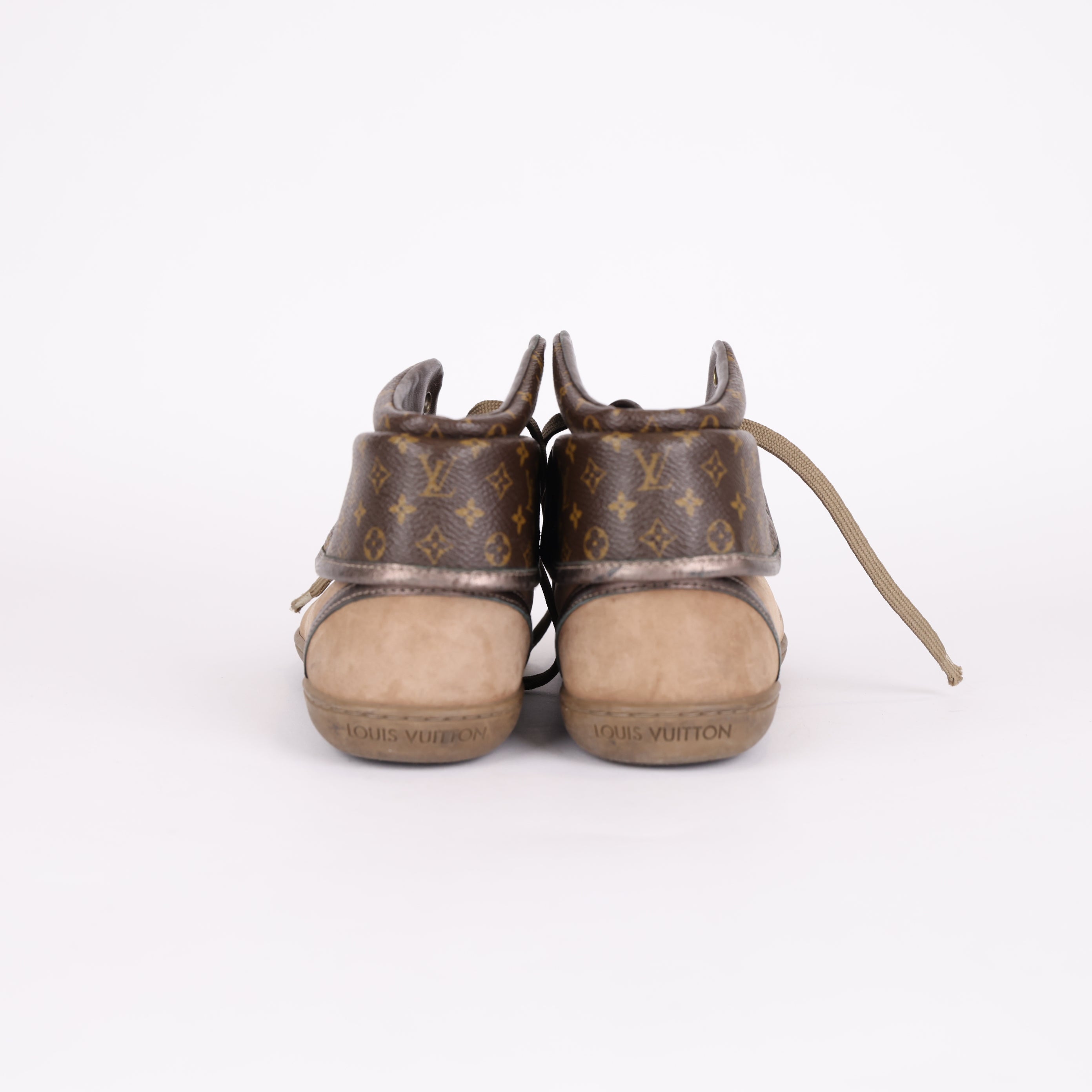 PRE OWNED- Louis Vuitton Brea Sneaker Brown Boots SIZE EU35.5/ UK2.5