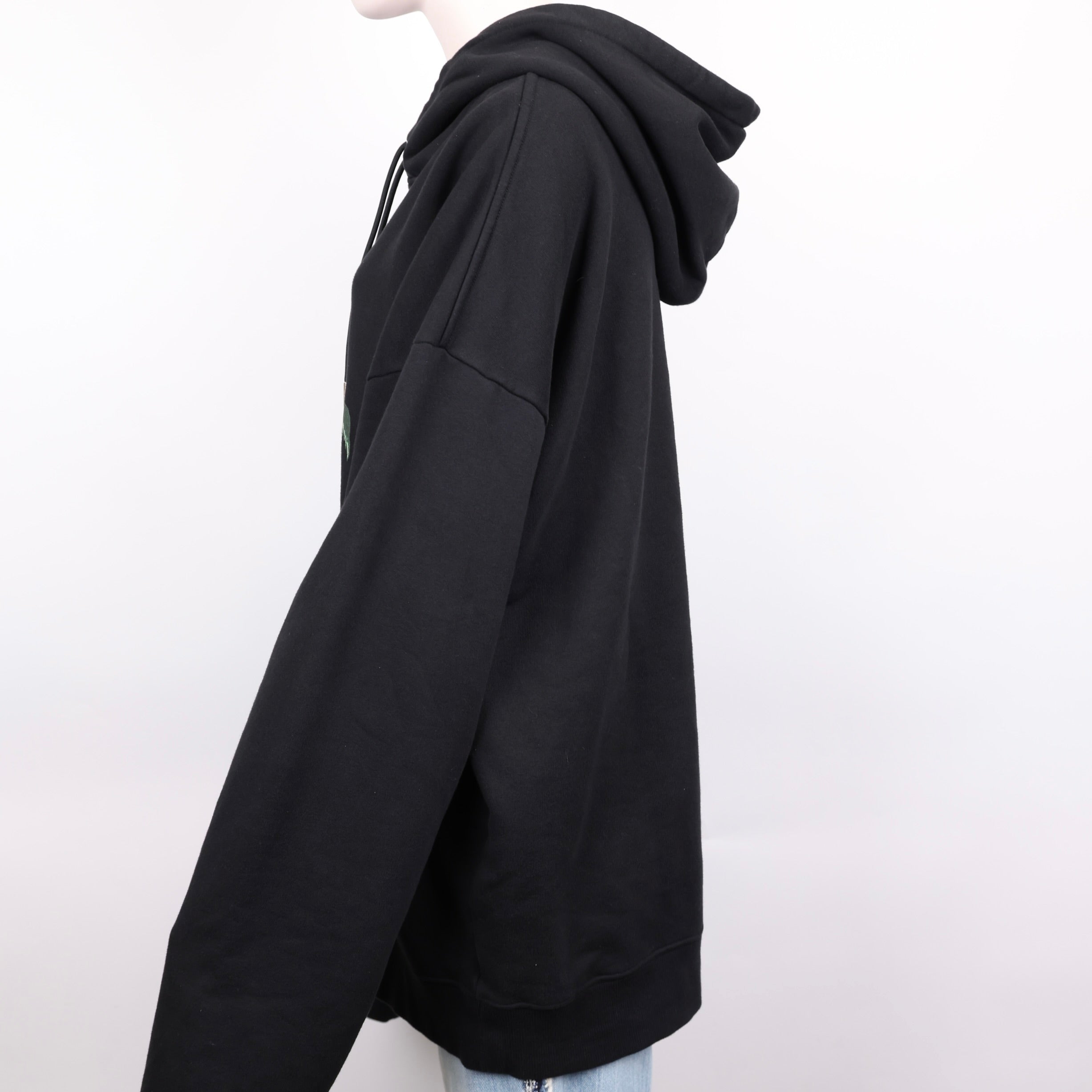 PRE OWNED- Dior x Travis Scott joint black printed hoodie XXL