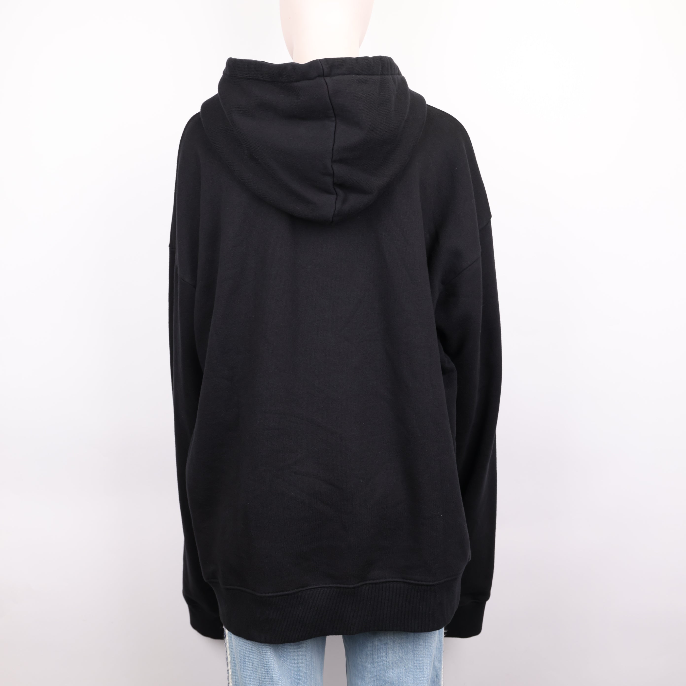 PRE OWNED- Dior x Travis Scott joint black printed hoodie XXL