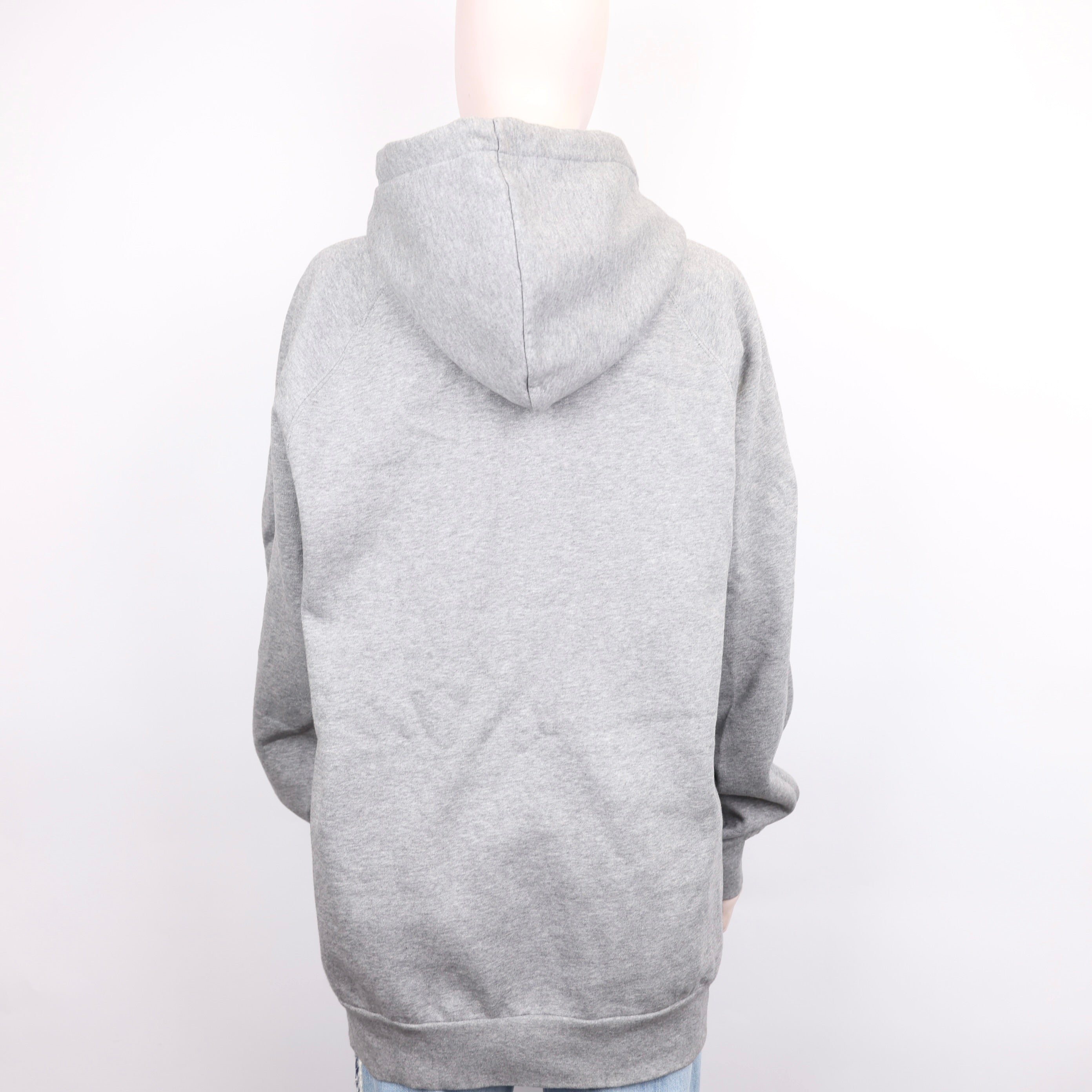 PRE OWNED- Burberry Embroidered Archive Logo Jersey Hoodie SIZE M