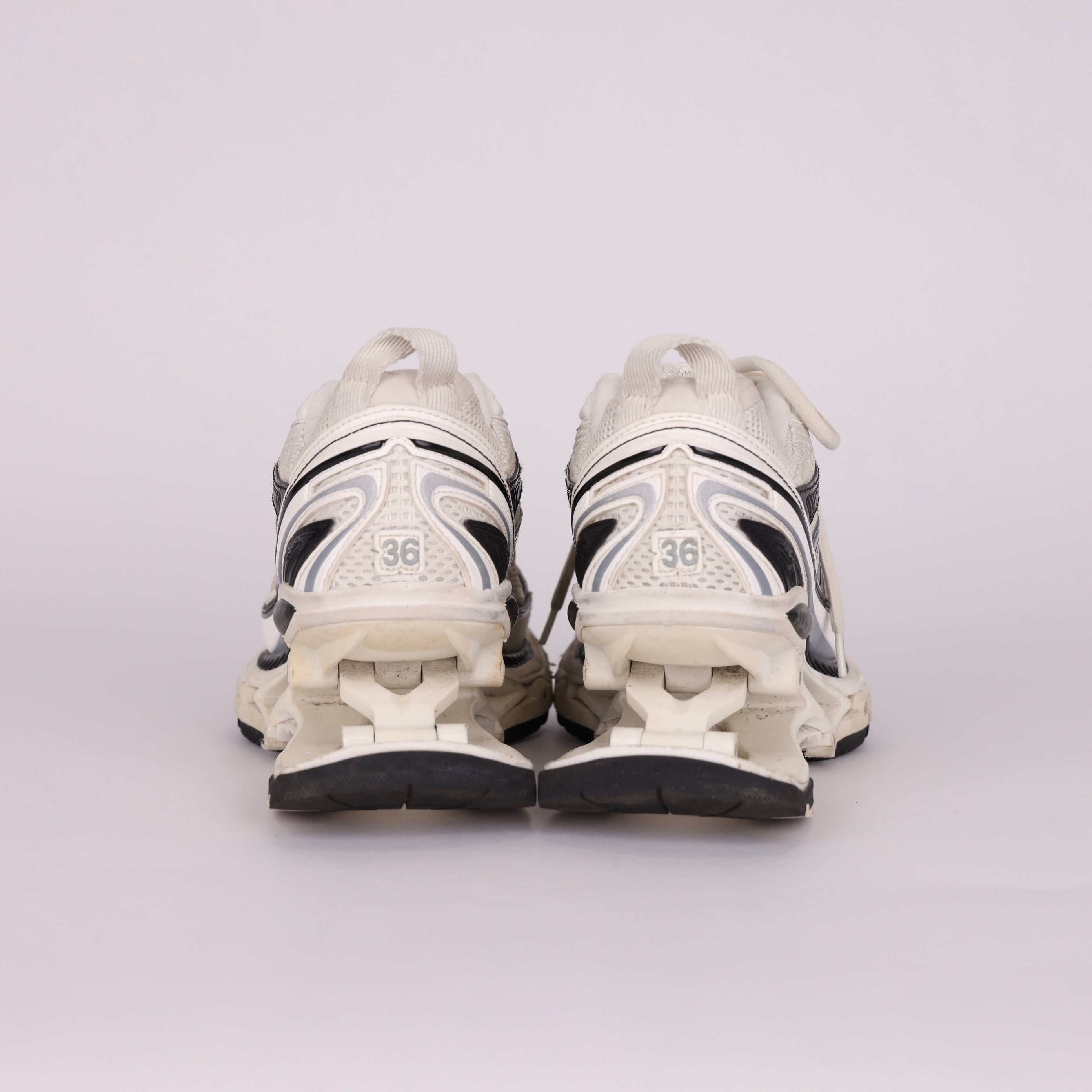 PRE OWNED- BALENCIAGA X-Pander Suspended-Heel Mesh Trainers SIZE 36