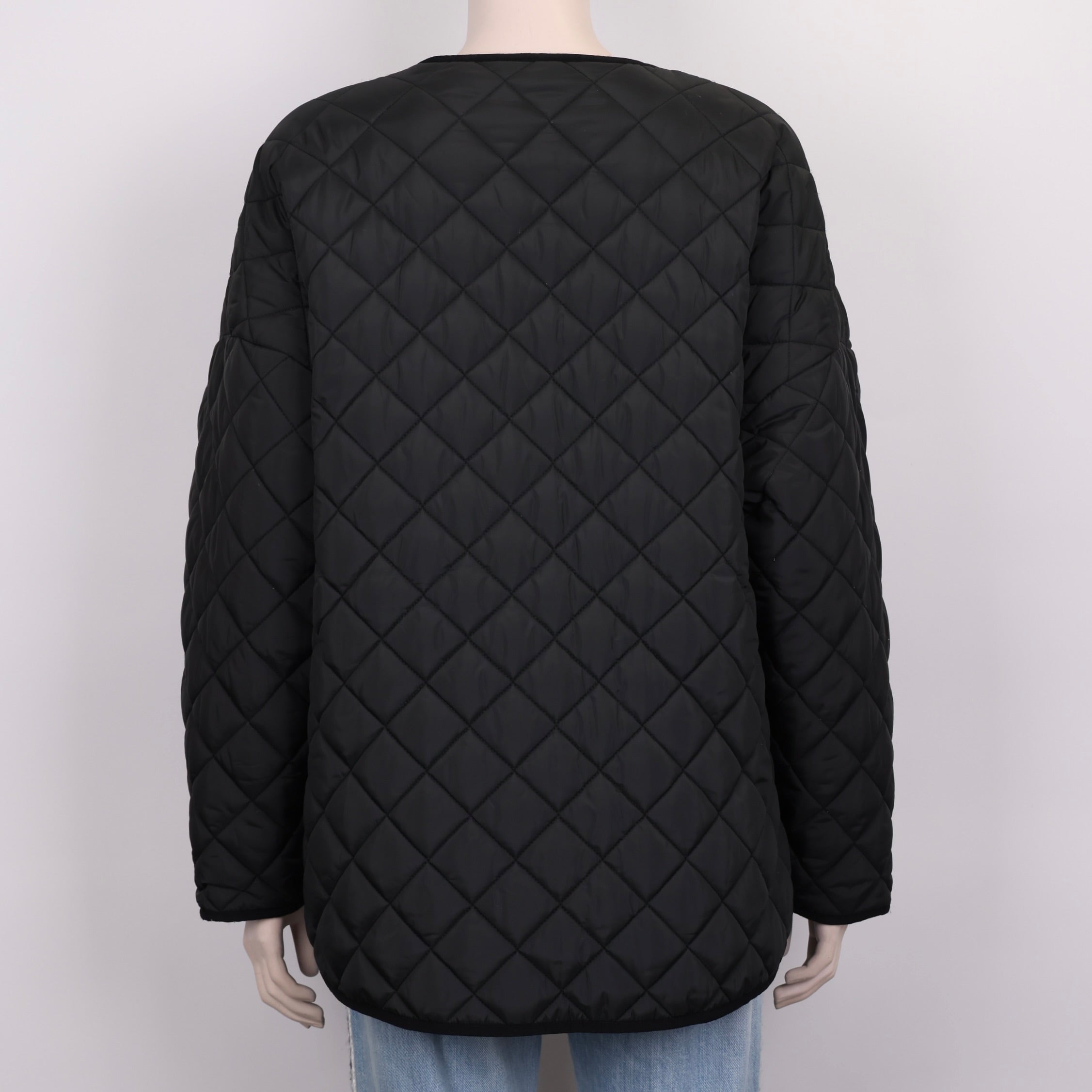 PRE OWNED- Toteme Black quilted shell jacket S