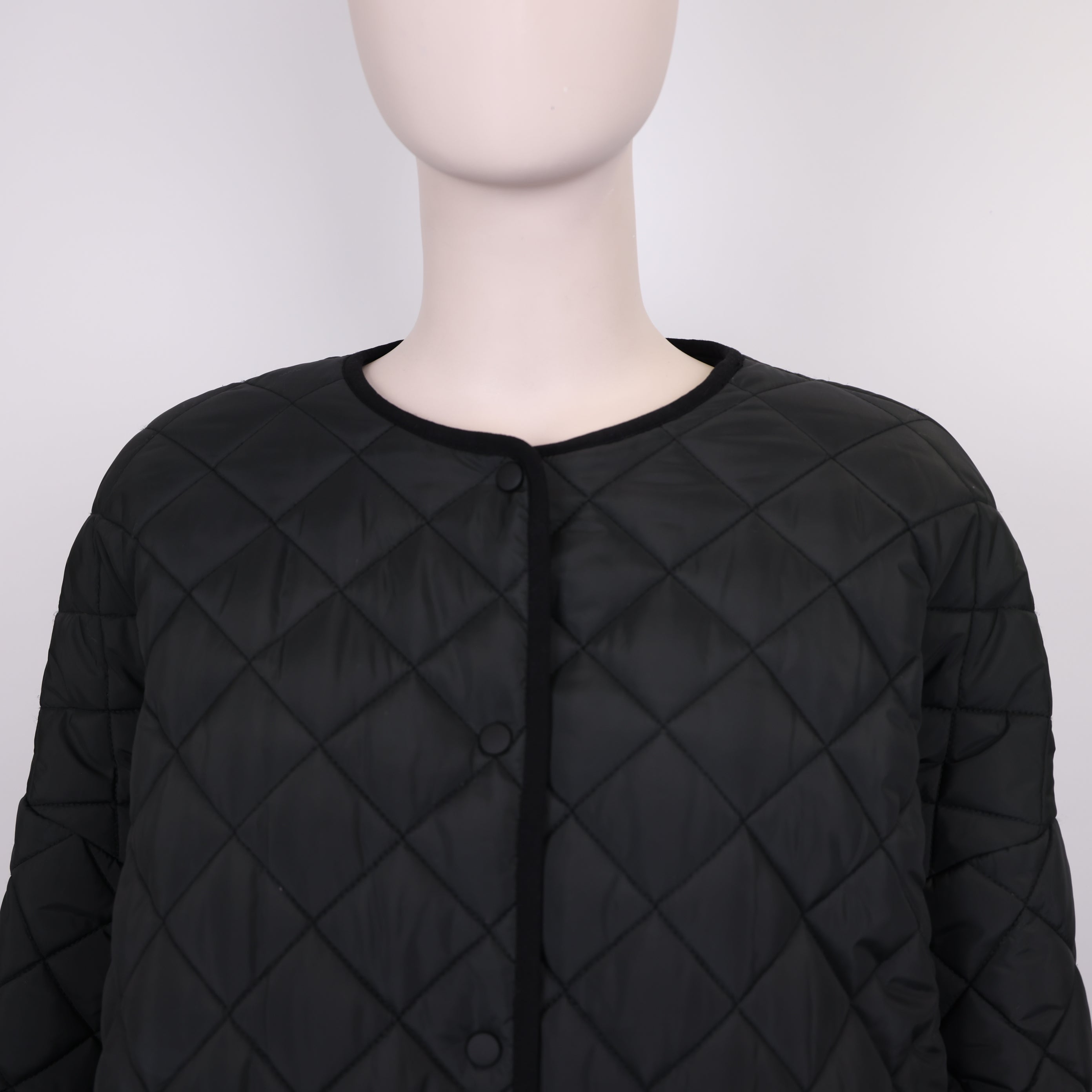 PRE OWNED- Toteme Black quilted shell jacket S