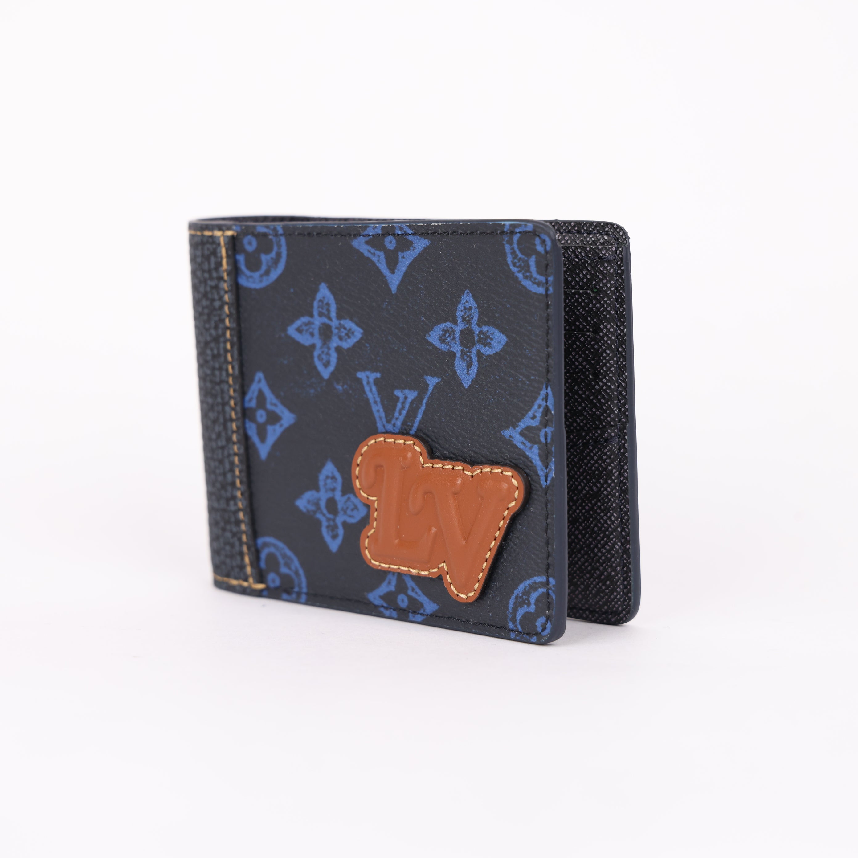 PRE OWNED- Monogram LV Record Slender Wallet
