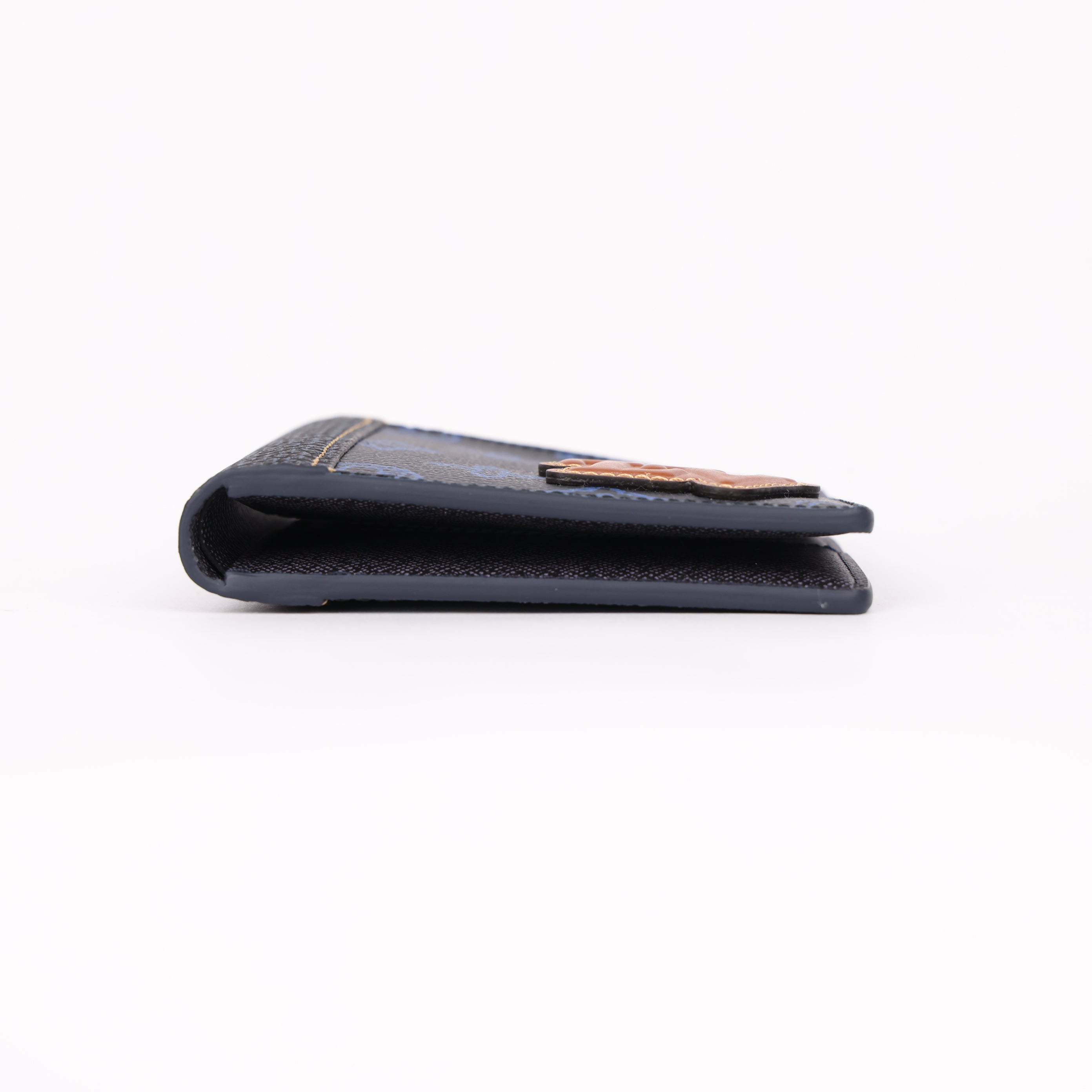 PRE OWNED- Monogram LV Record Slender Wallet