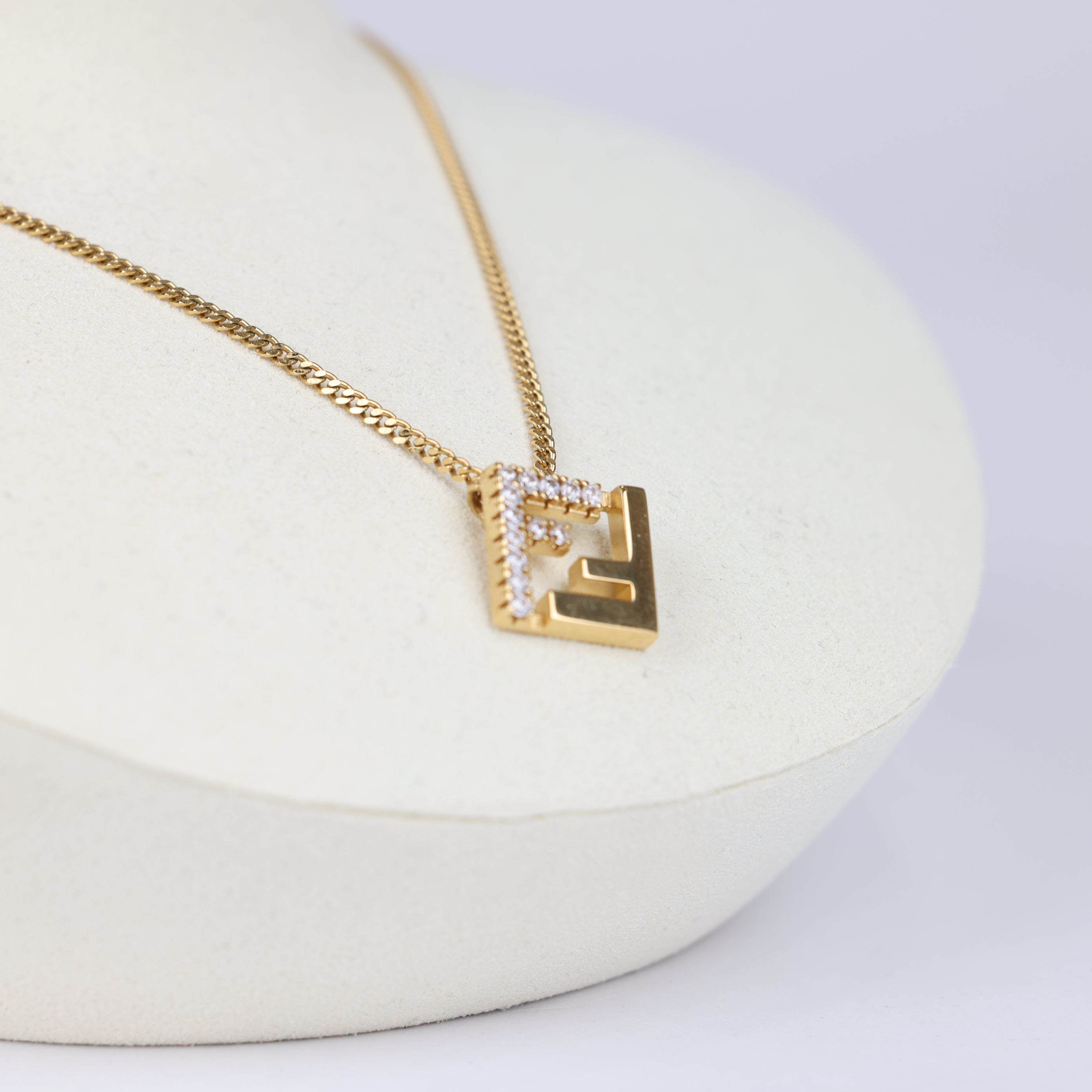 PRE OWNED- Forever Fendi necklace Gold-coloured metal necklace