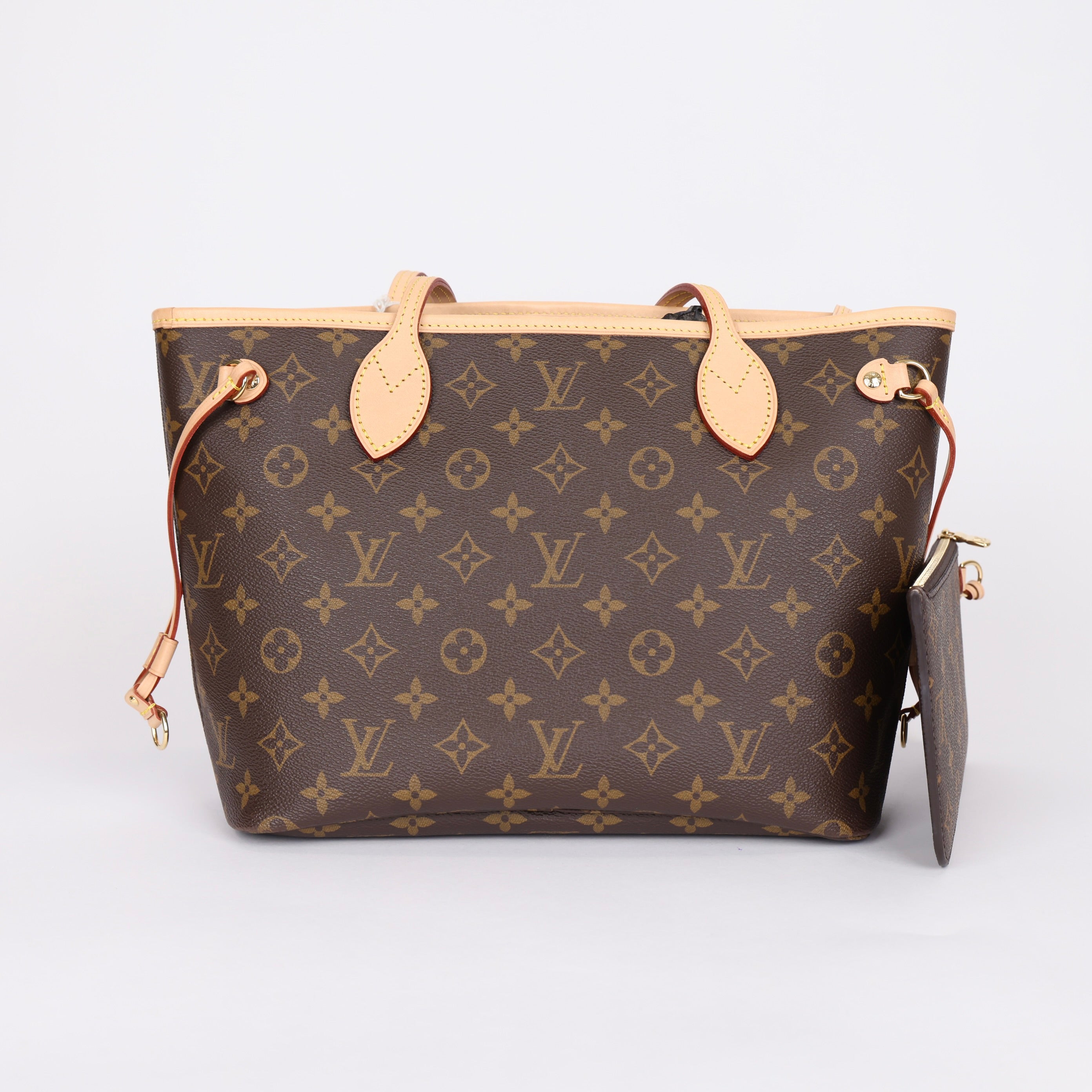 PRE OWNED- Louis Vuitton Neverfull Leather Tote-362