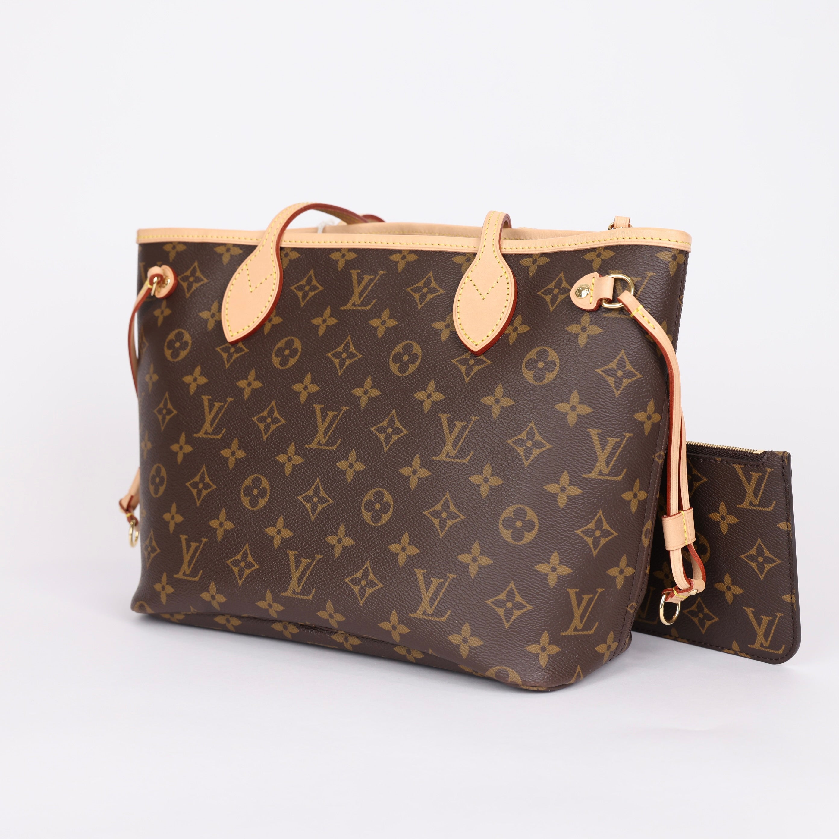 PRE OWNED- Louis Vuitton Neverfull Leather Tote-362