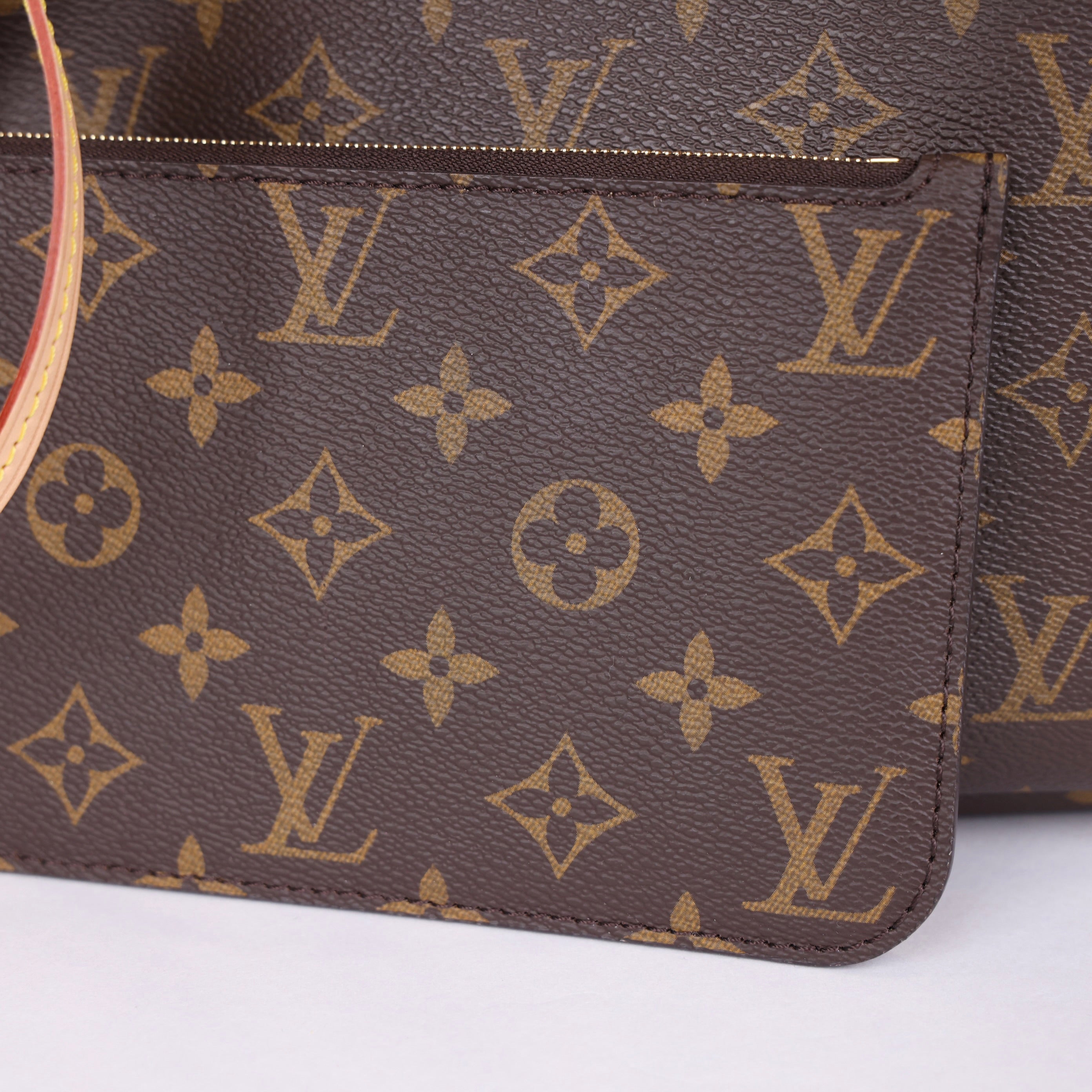 PRE OWNED- Louis Vuitton Neverfull Leather Tote-362