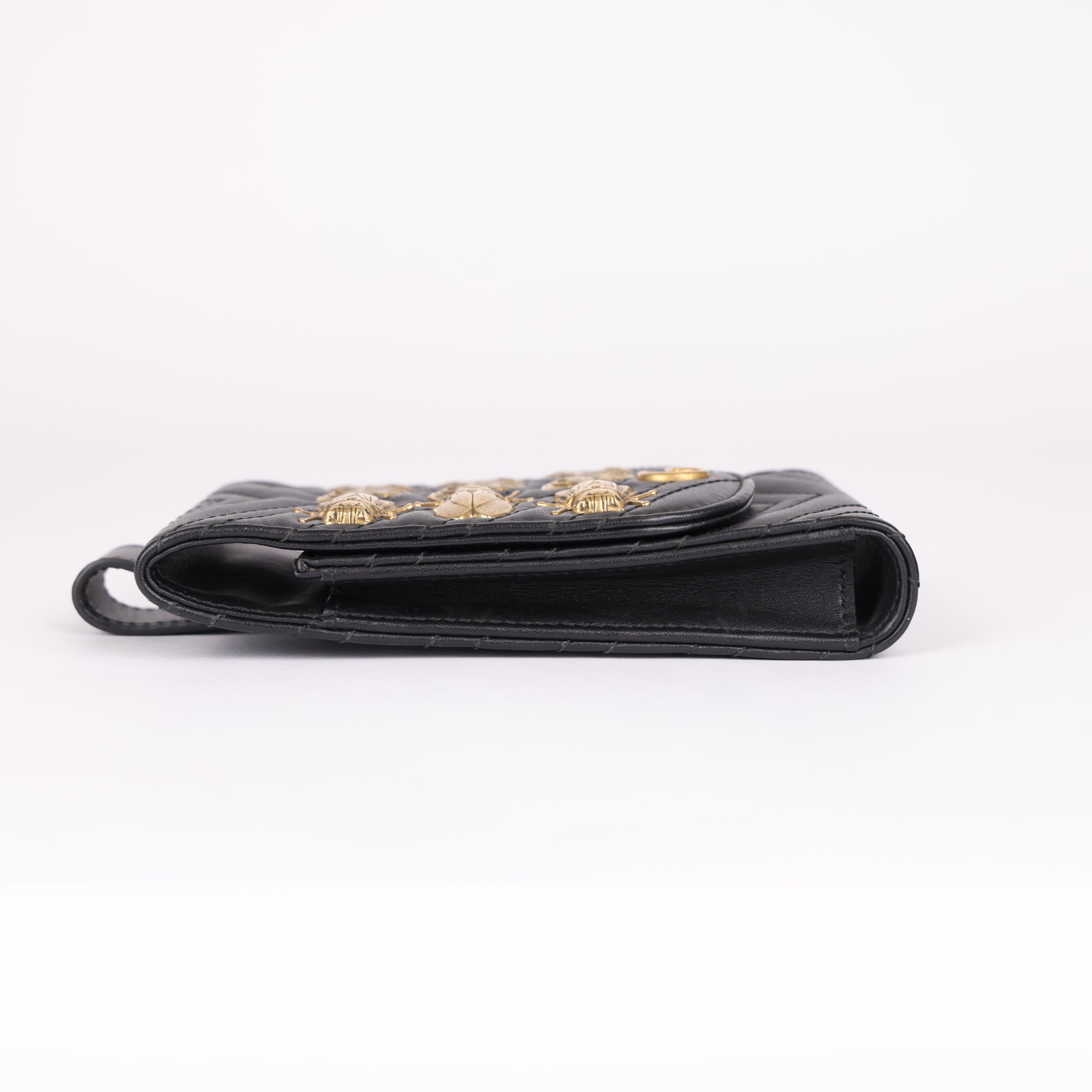 PRE OWNED- GUCCI Insect Motif Phone Bag