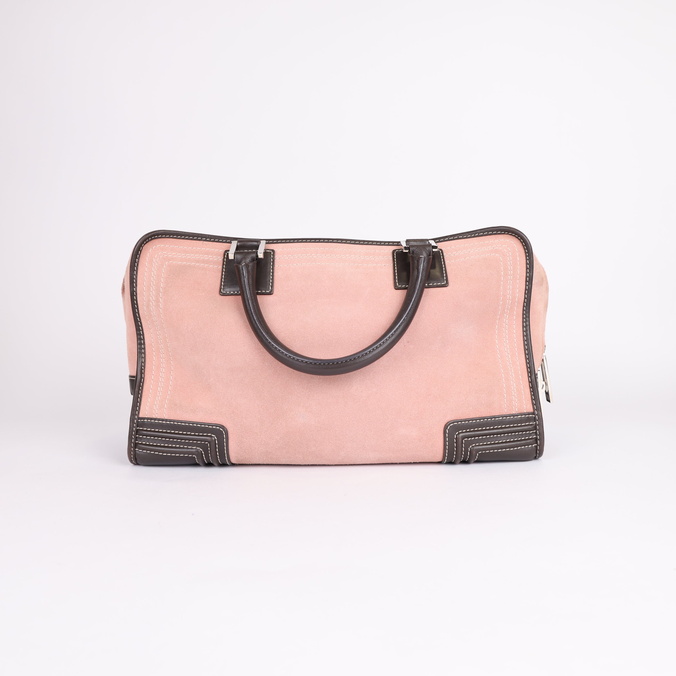 PRE OWNED- Loewe Amazona Bag Stitched Suede 28