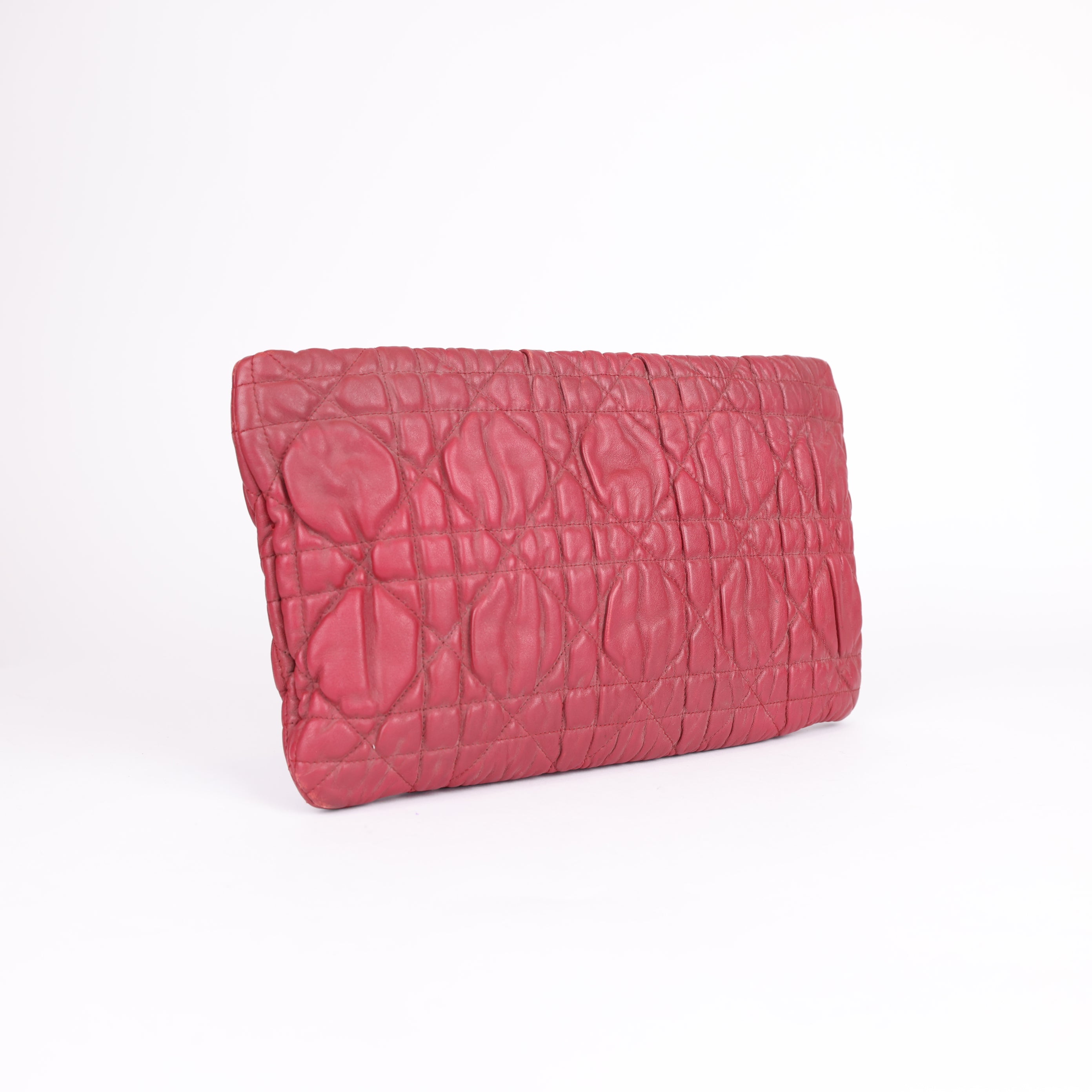 PRE OWNED- Dior Cannage Quilted Wallet