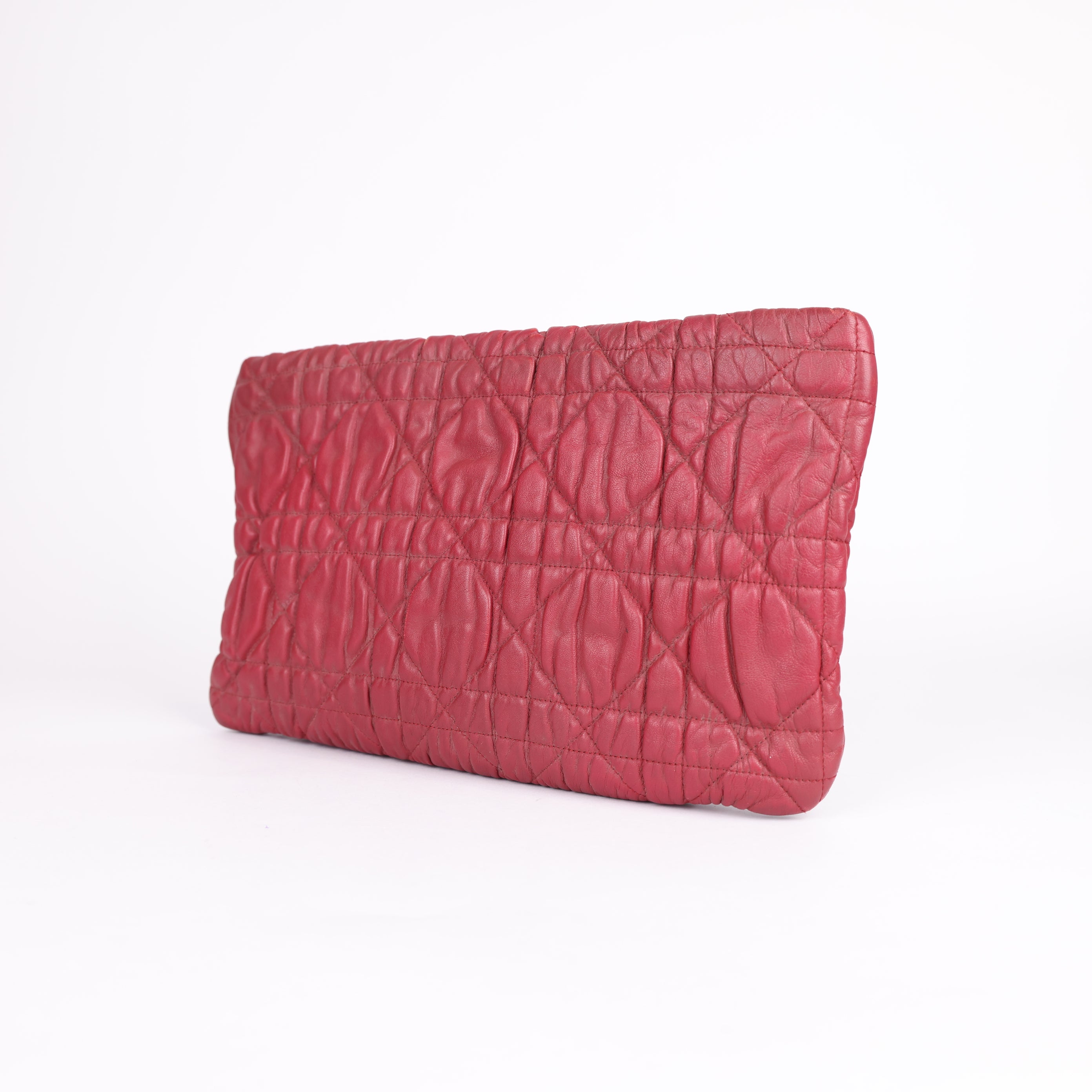PRE OWNED- Dior Cannage Quilted Wallet