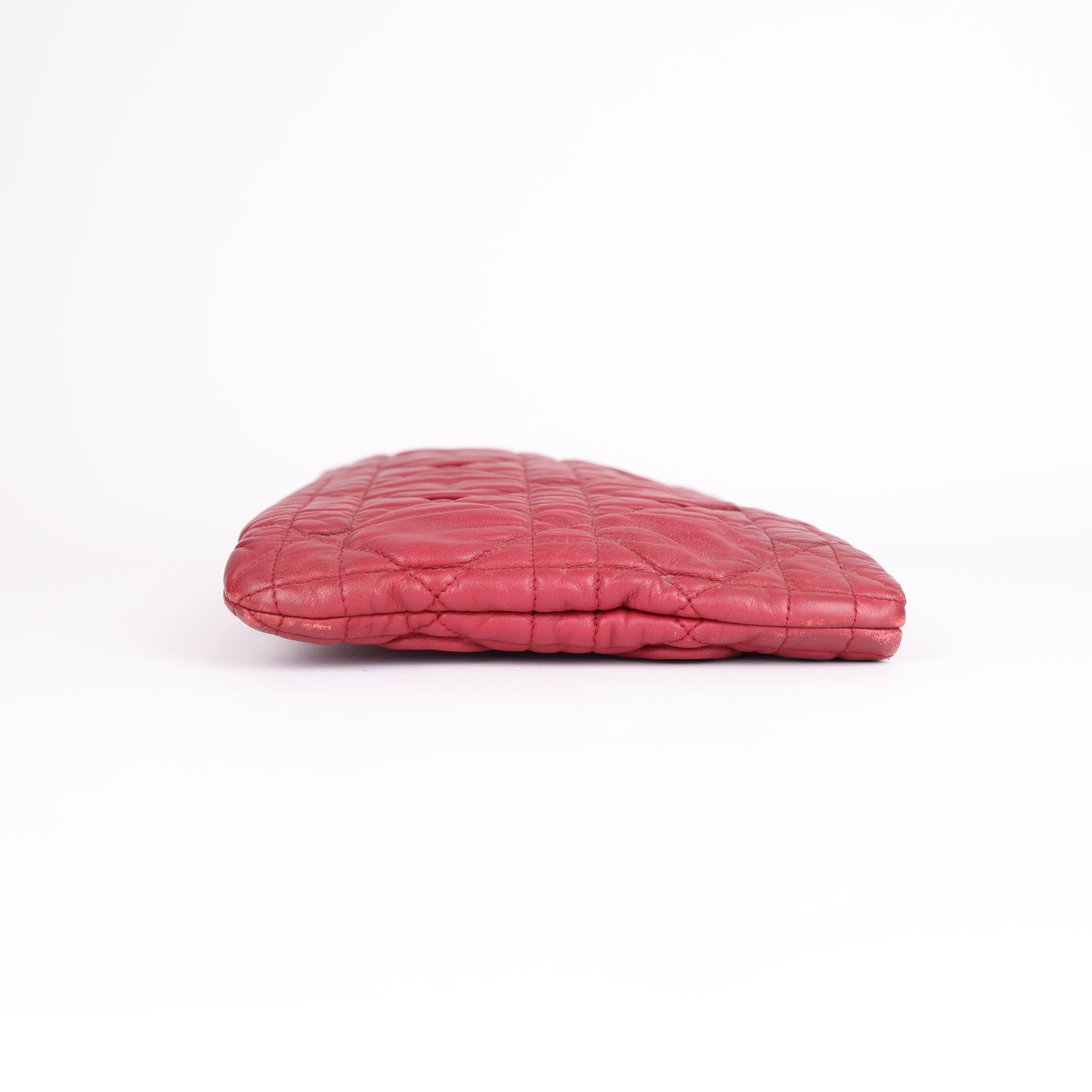 PRE OWNED- Dior Cannage Quilted Wallet