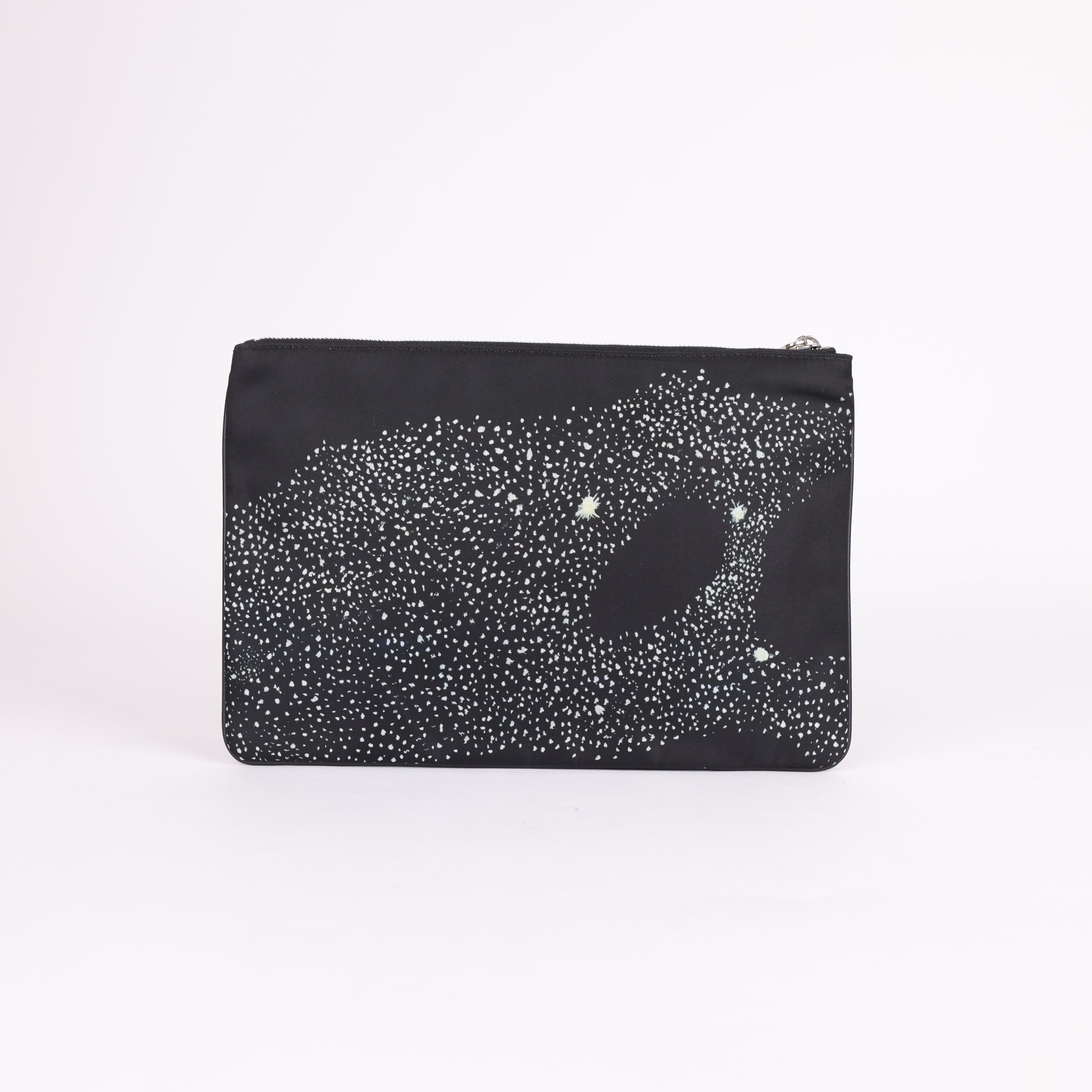 PRE OWNED- Dior Galaxy Print Clutch Bag