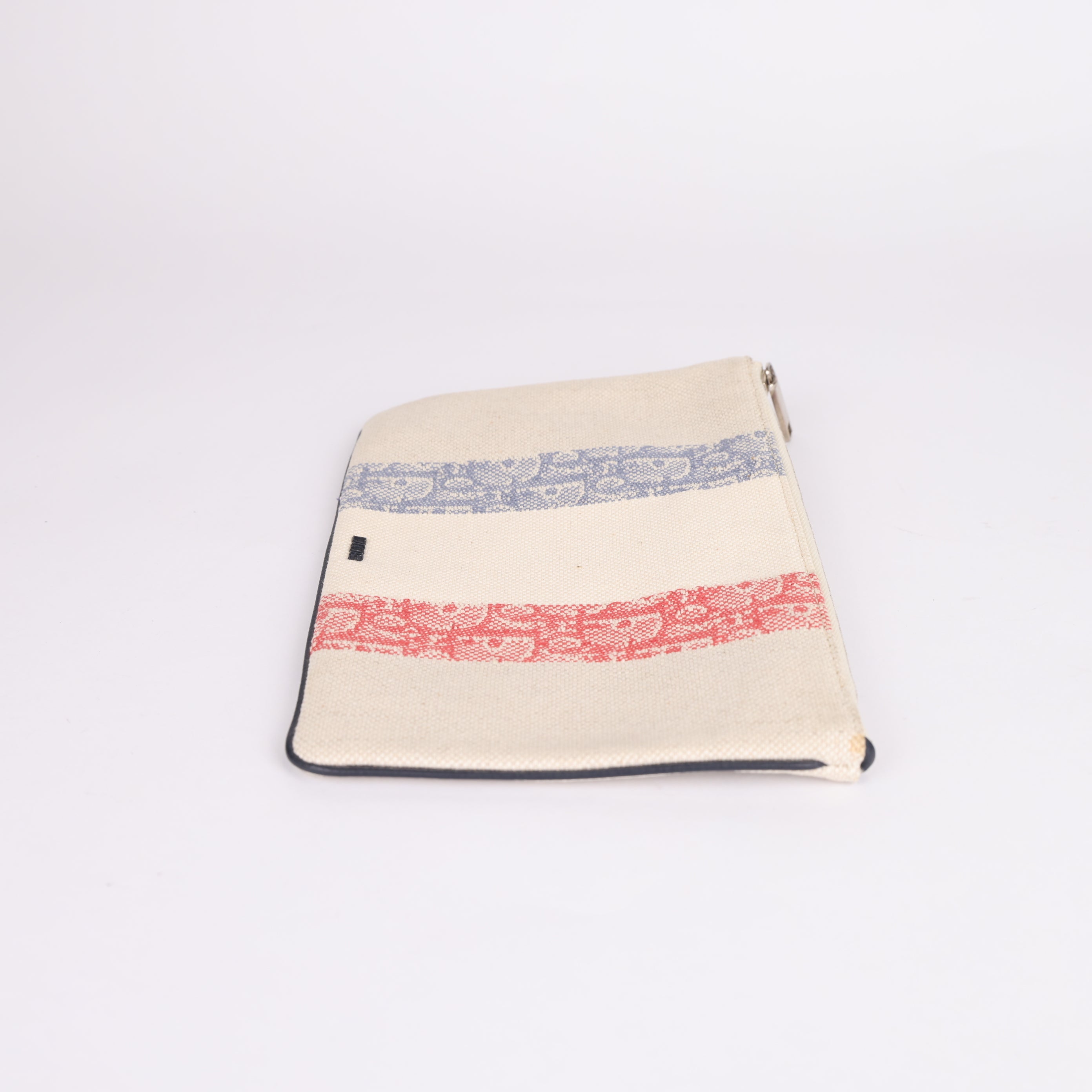 PRE OWNED- CHRISTIAN DIOR CLUTCHES toile monogramme oblique pencil case bag