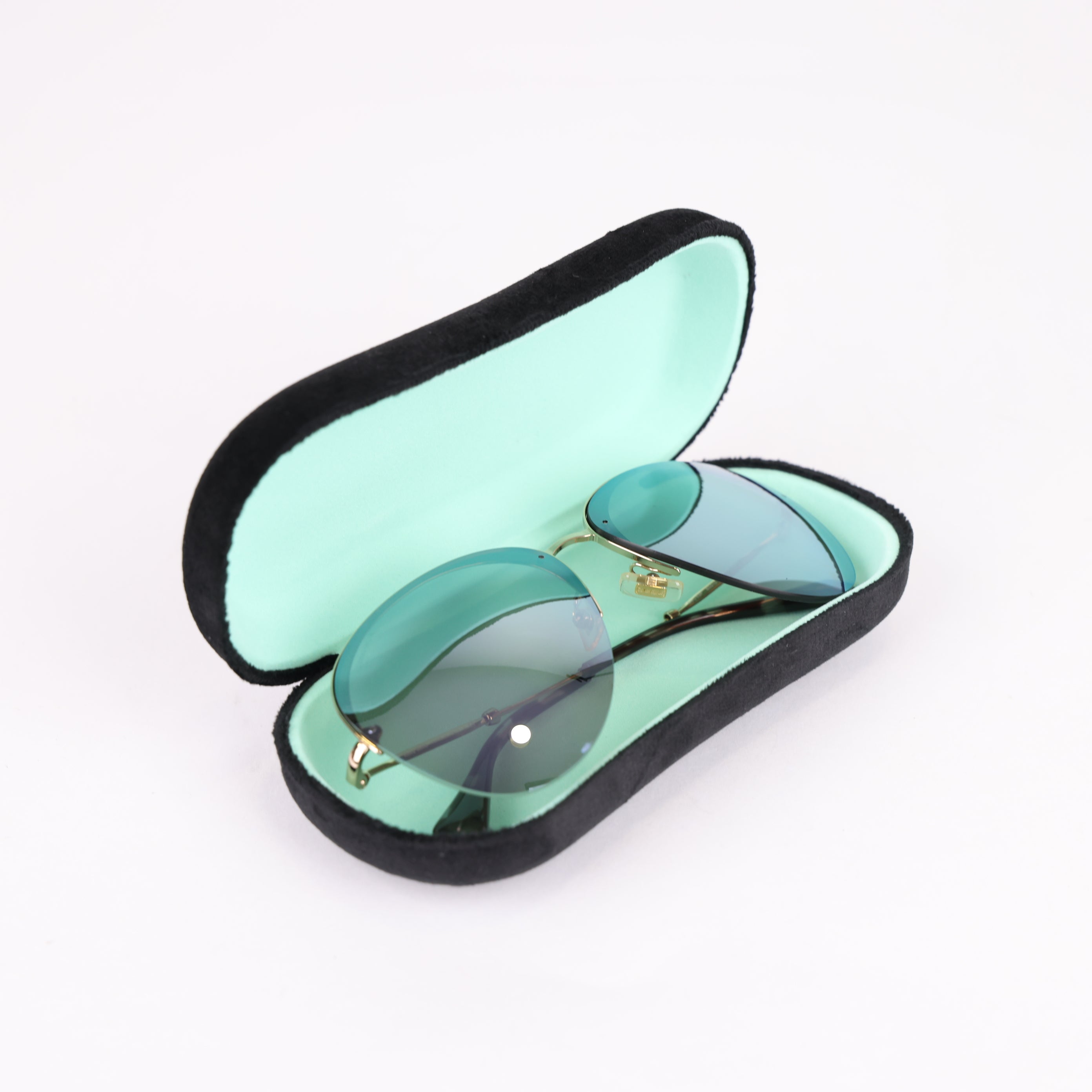 Miu Miu Iridescent Frame Sunglasses- Pre Owned