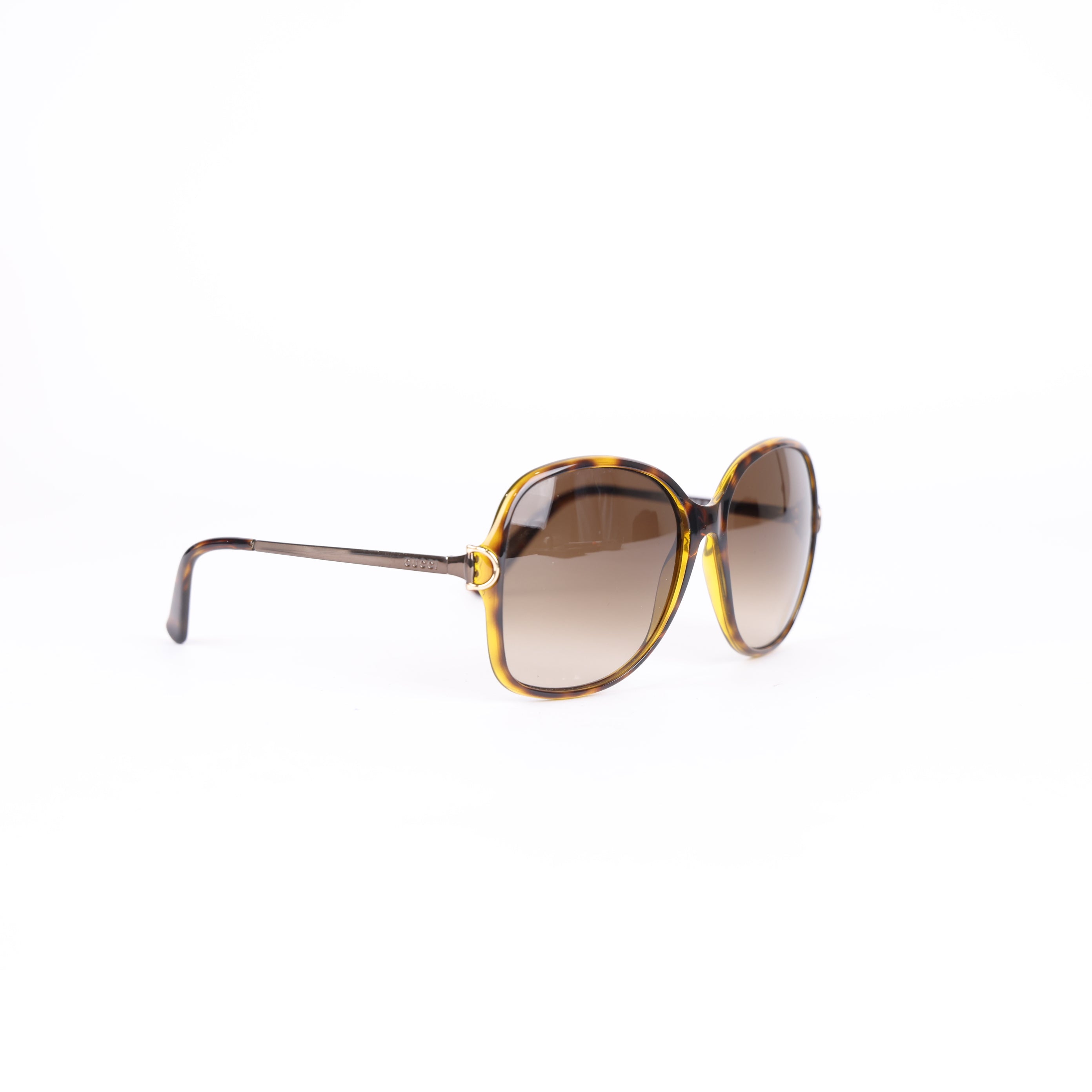 Gucci geometric-frame Sunglasses- Pre Owned
