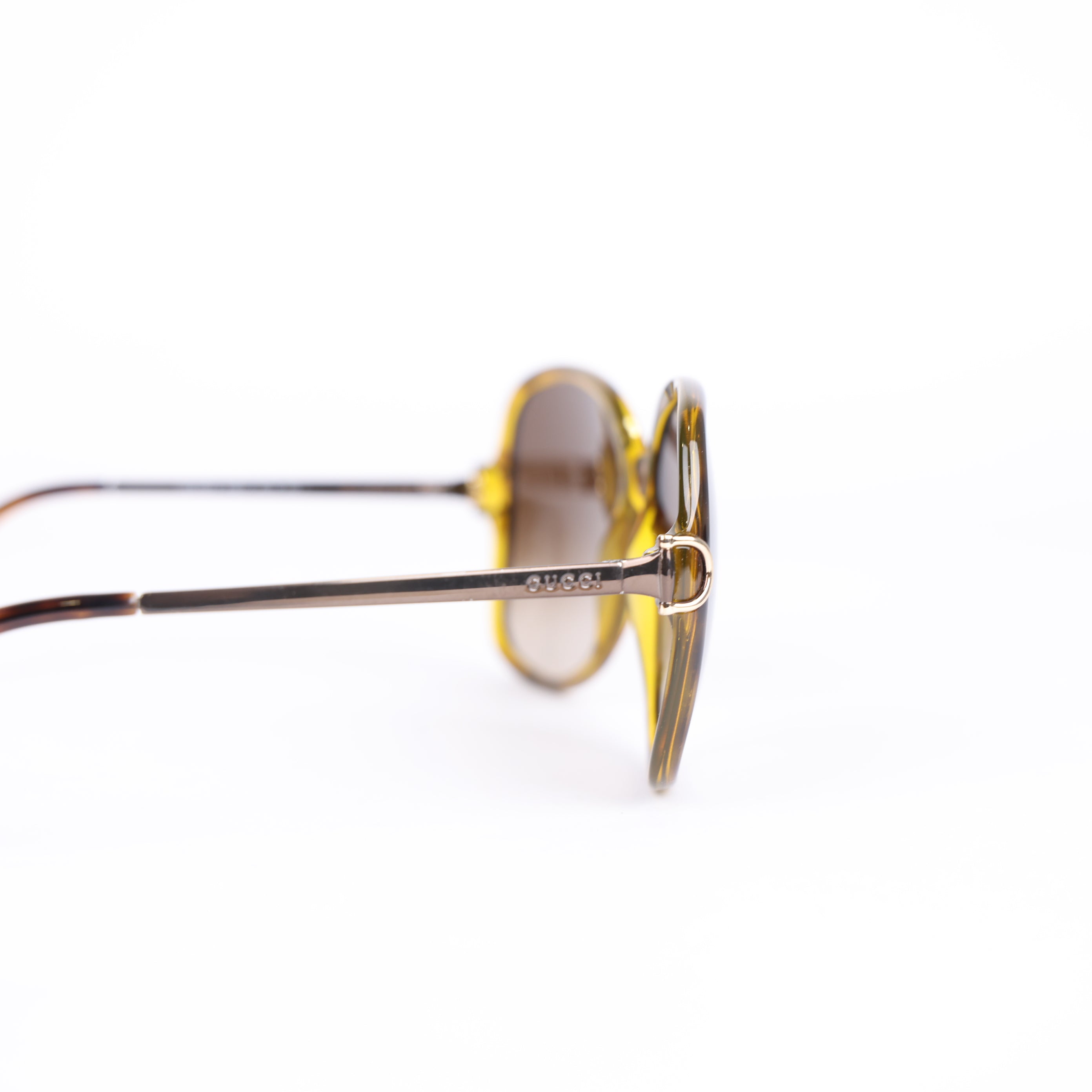 Gucci geometric-frame Sunglasses- Pre Owned