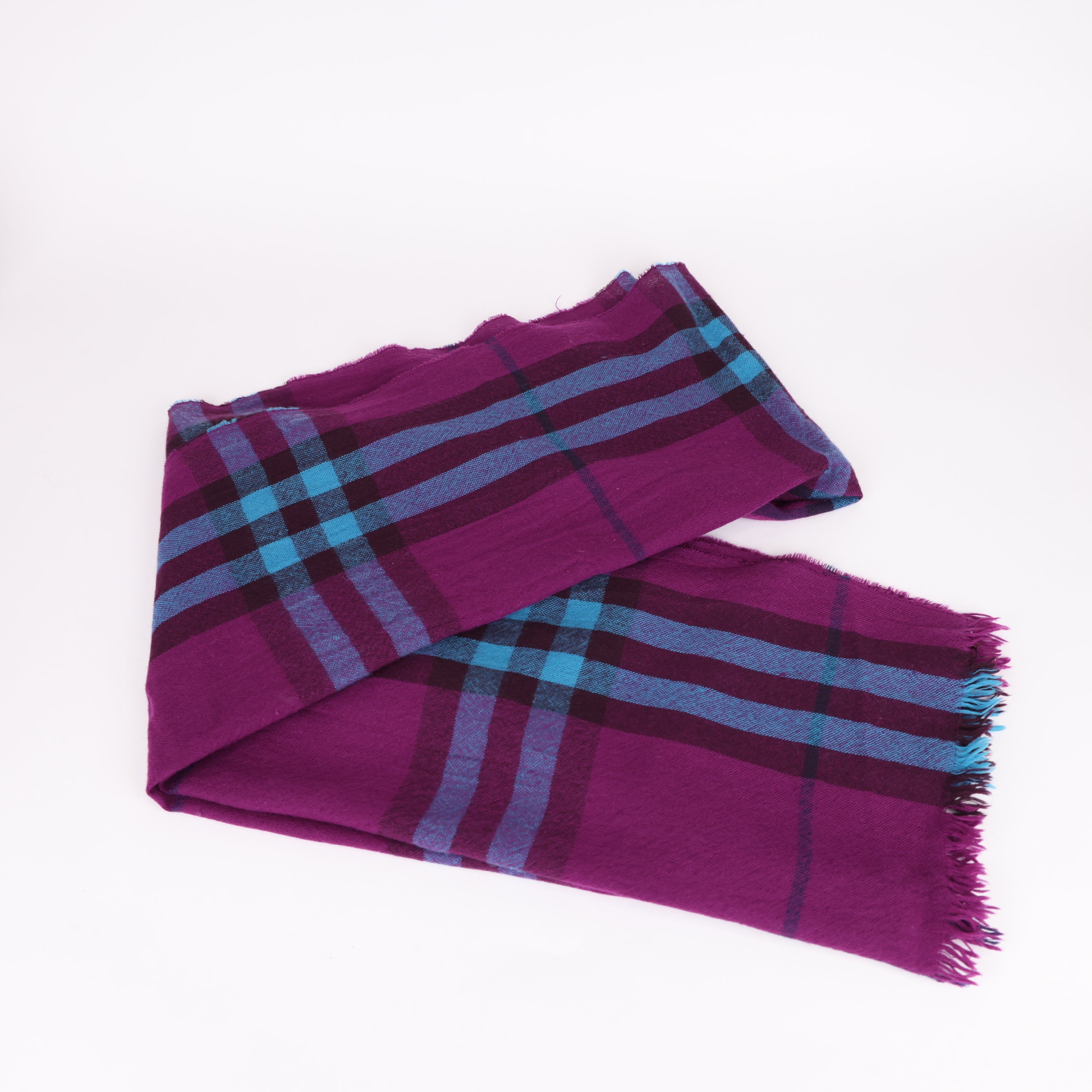 Burberry Nova Check Pattern Scarf- Pre Owned