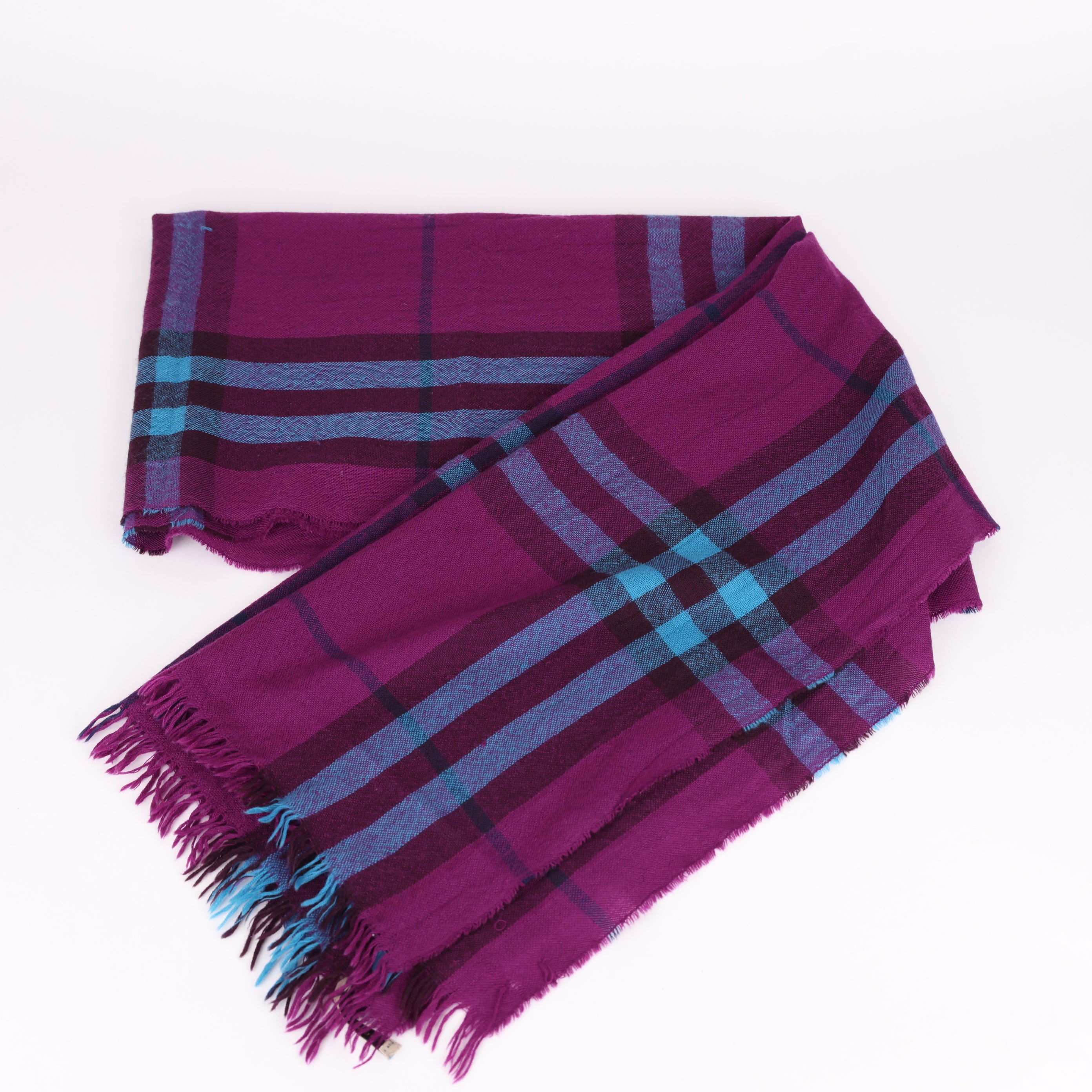 Burberry Nova Check Pattern Scarf- Pre Owned