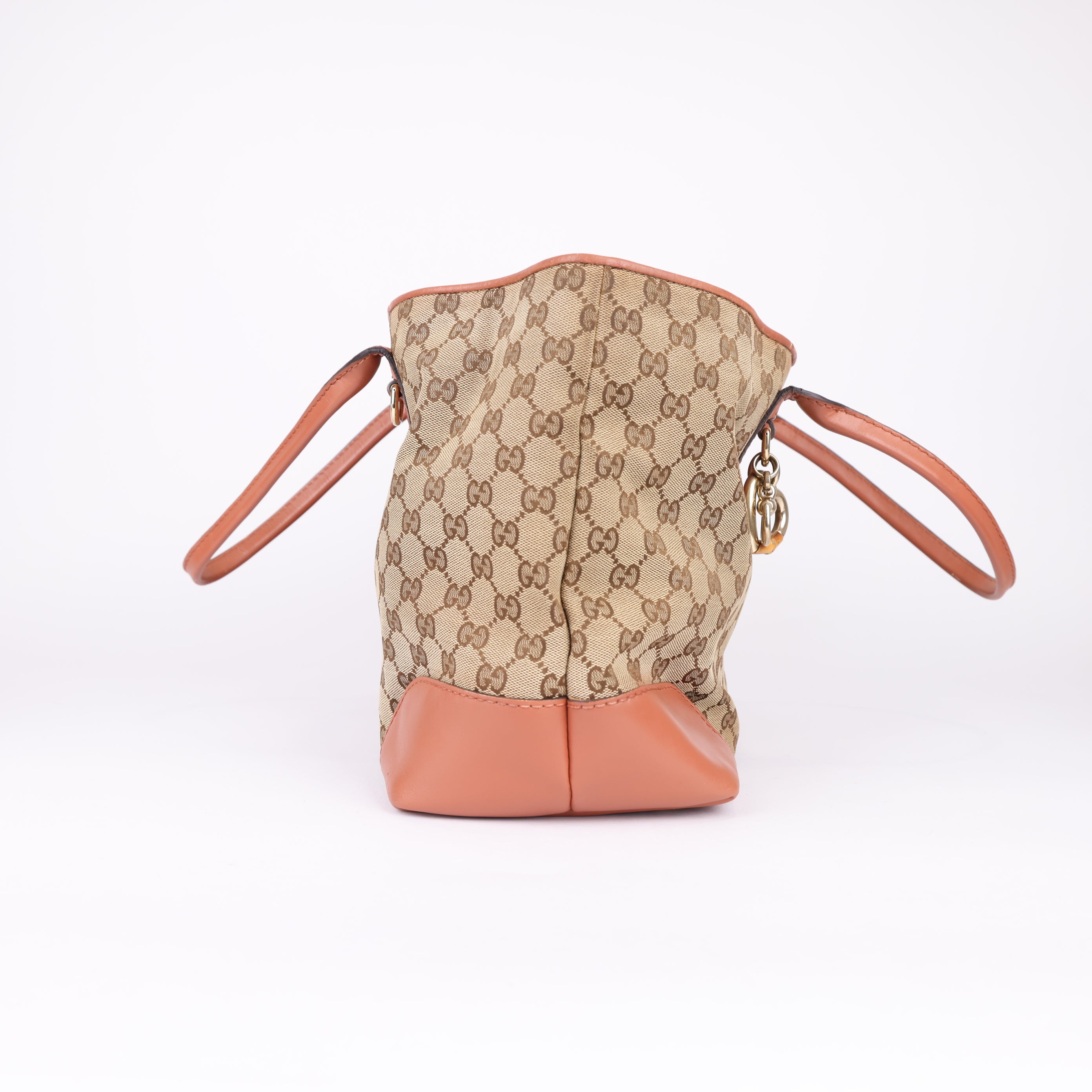 Gucci GG Canvas Heart satchel- Pre Owned