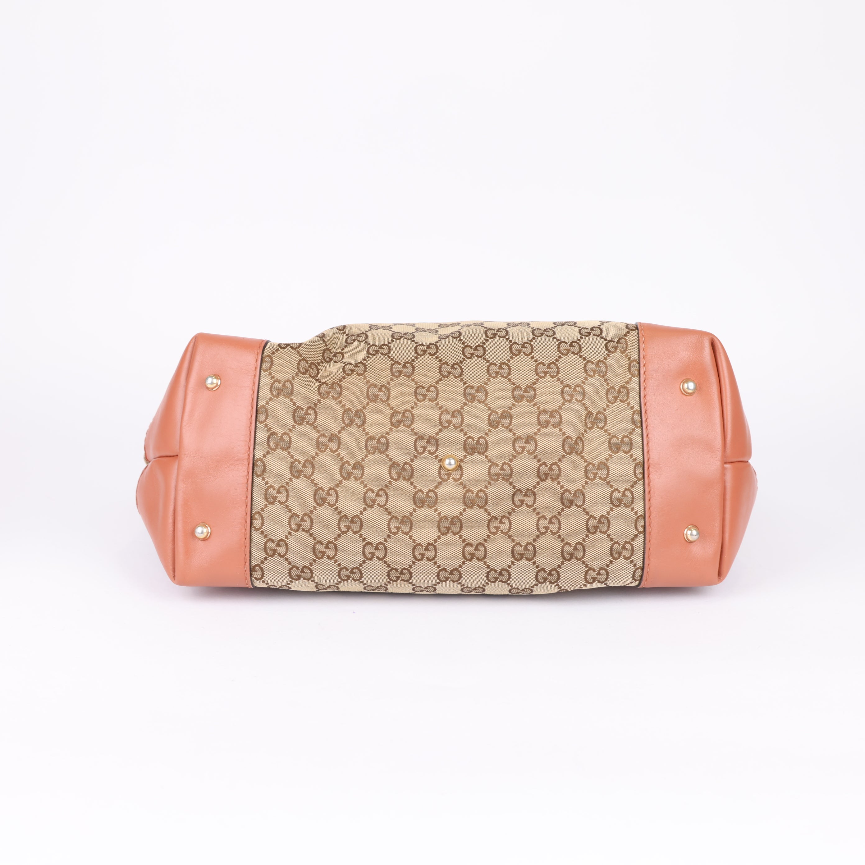 Gucci GG Canvas Heart satchel- Pre Owned
