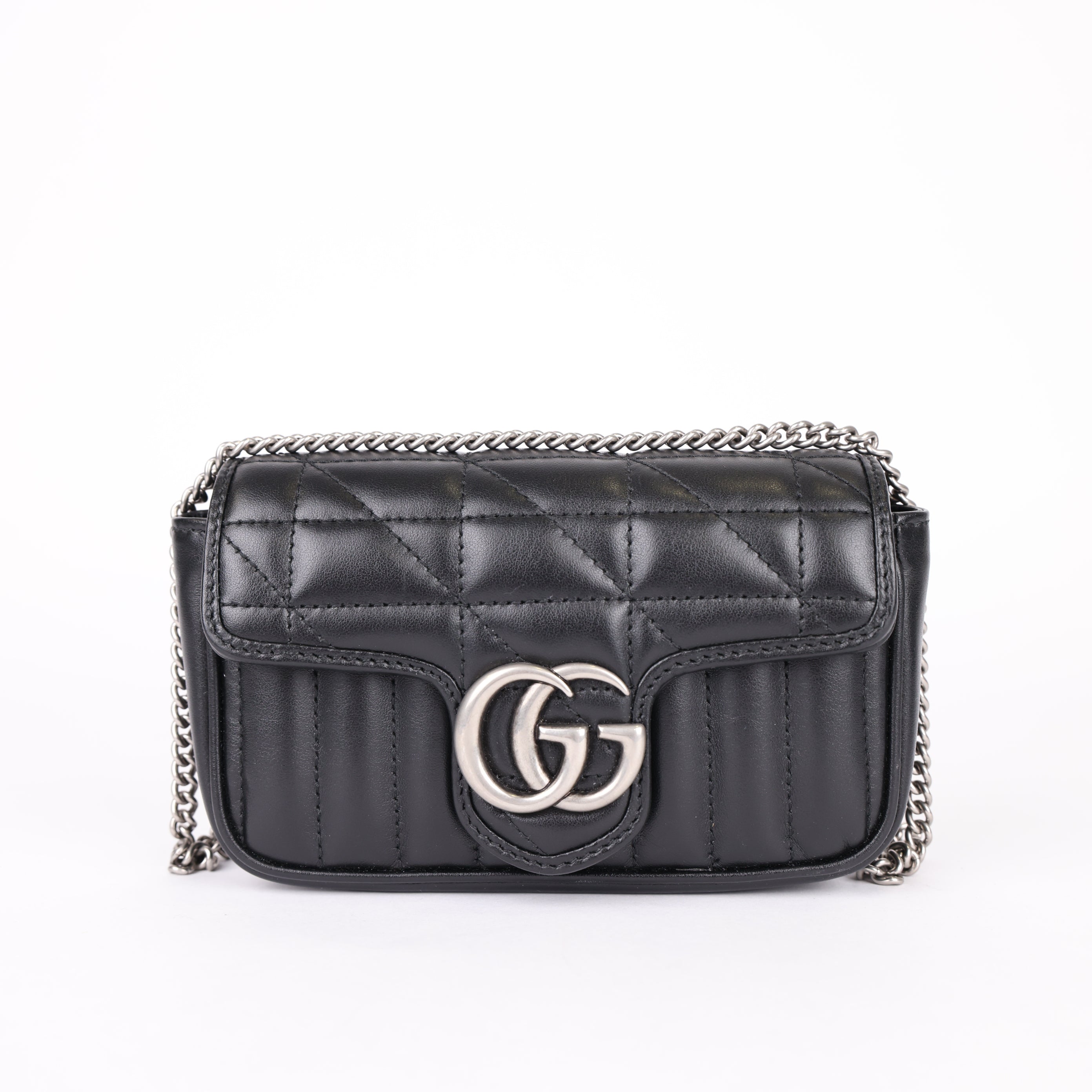 Gucci Marmont Flap leather crossbody bag- Pre Owned