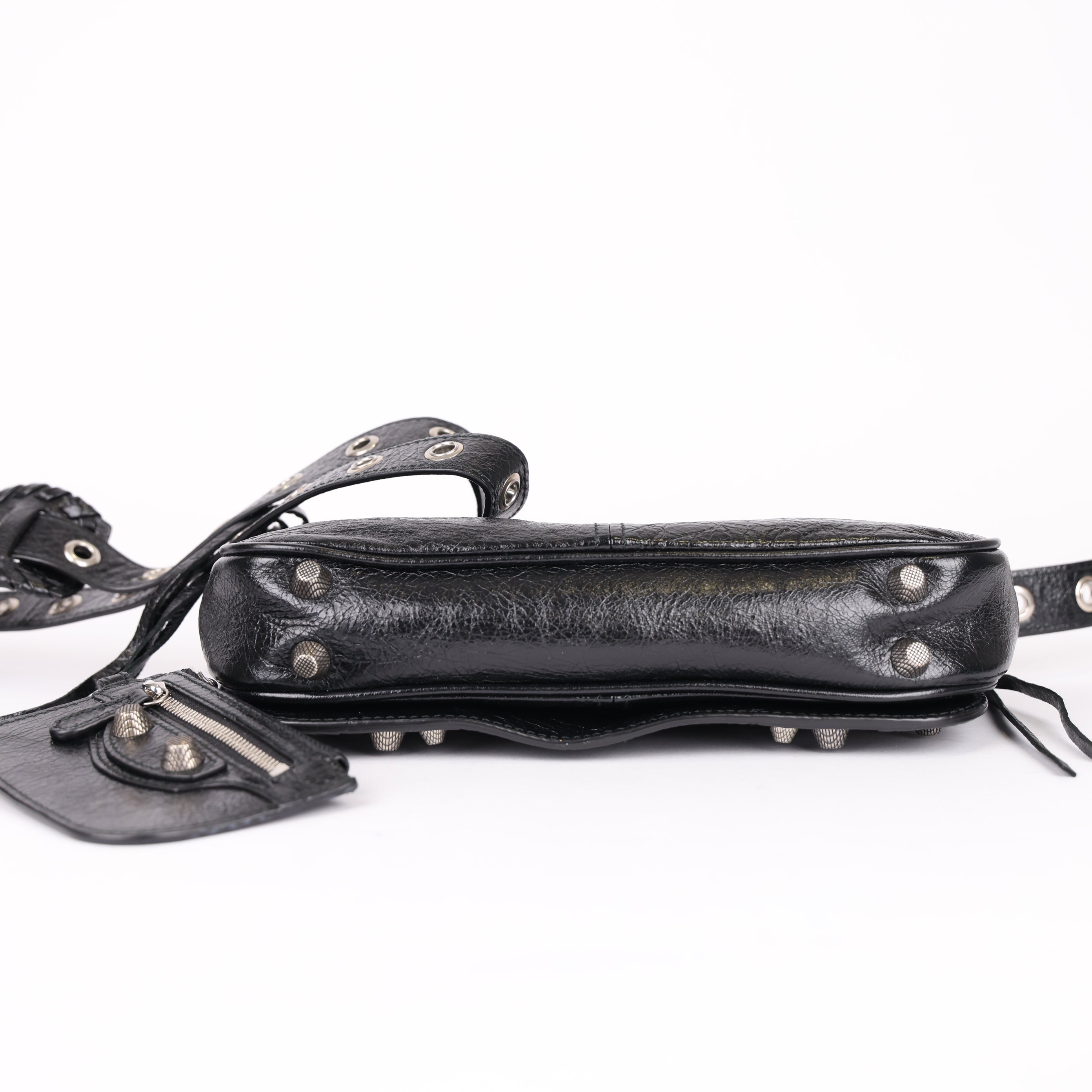 BALENCIAGA XS Le Cagole Piercing Messenger Bag- Pre Owned