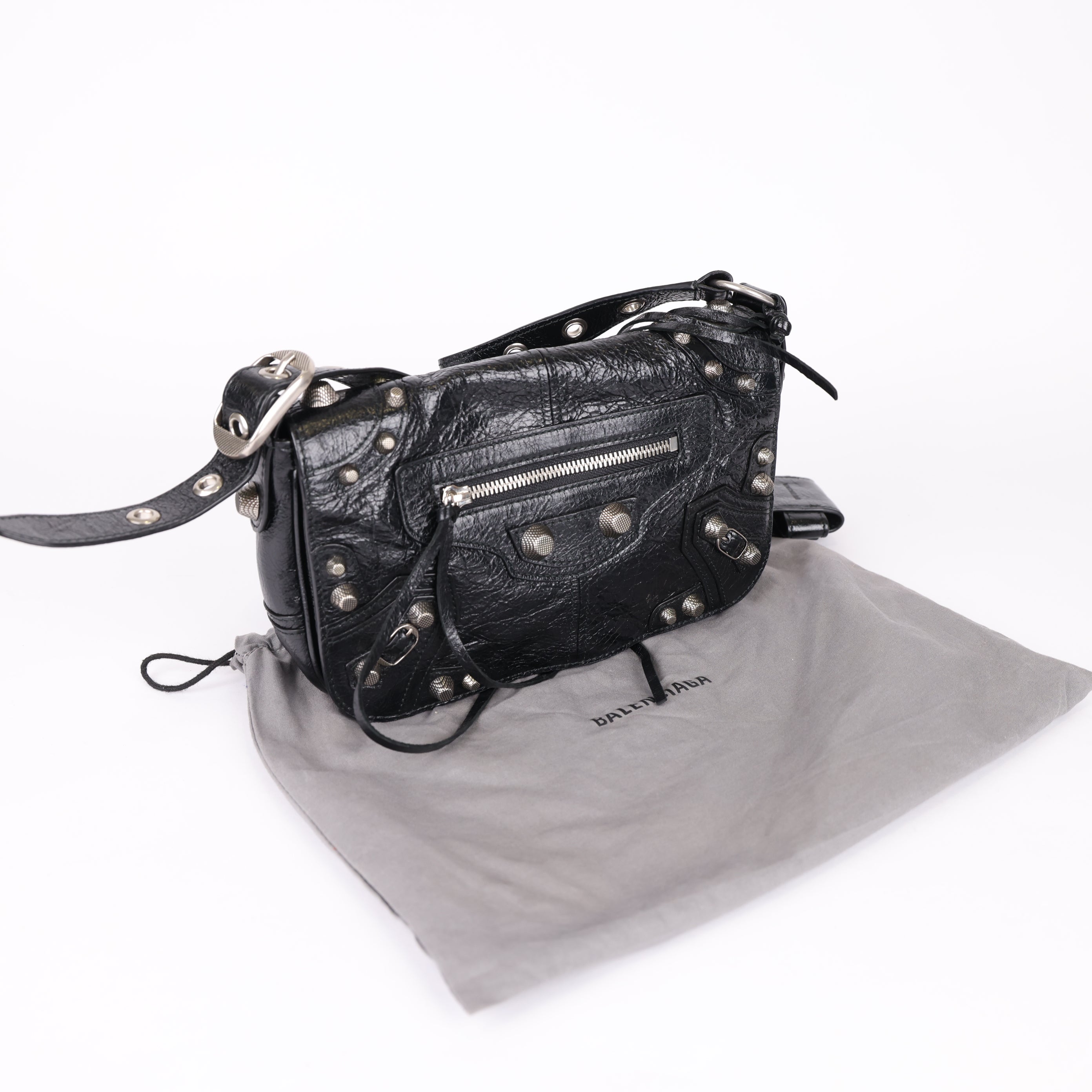 BALENCIAGA XS Le Cagole Piercing Messenger Bag- Pre Owned