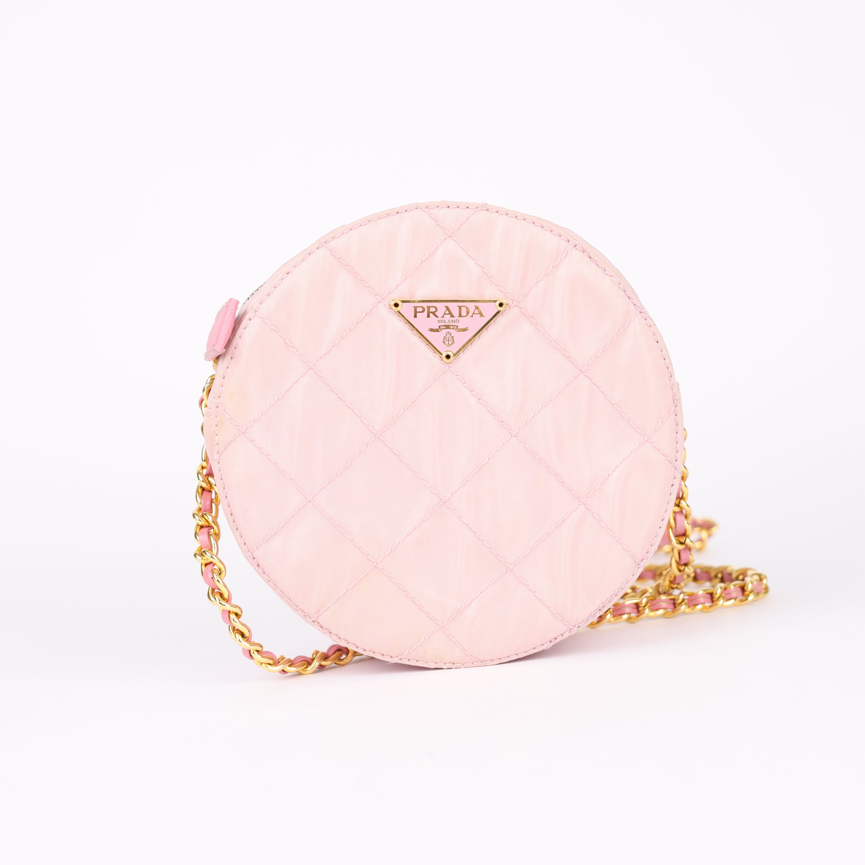 J0765B21943 Prada Round Shoulder Bag- Pre Owned