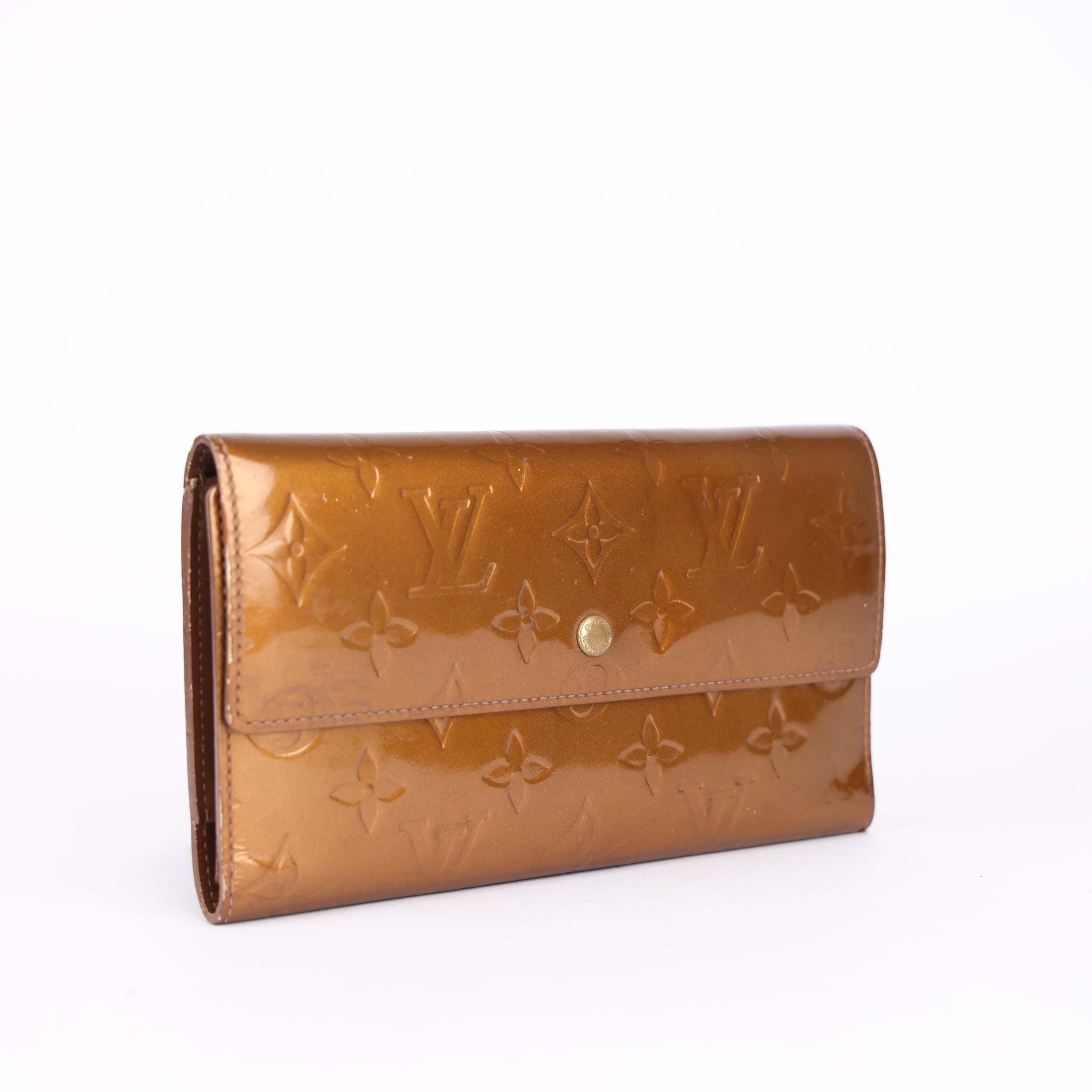 J0772 Louis Vuitton Monogram Vernis Wallet - Pre Owned